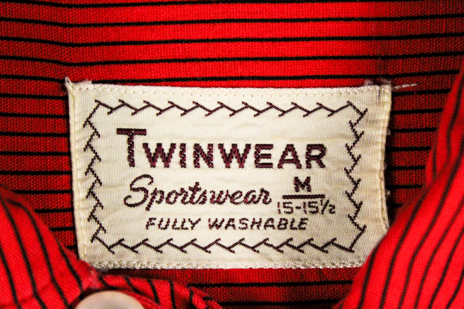 1950s Twinwear Sportswear Loop Collar Shirt — TRASH