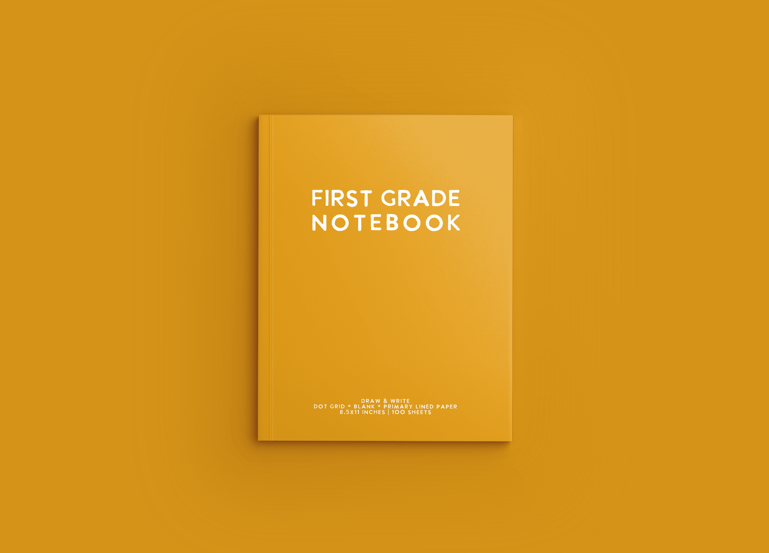 FIRST GRADE Notebook Cover Mockup - 05 Yellow.png