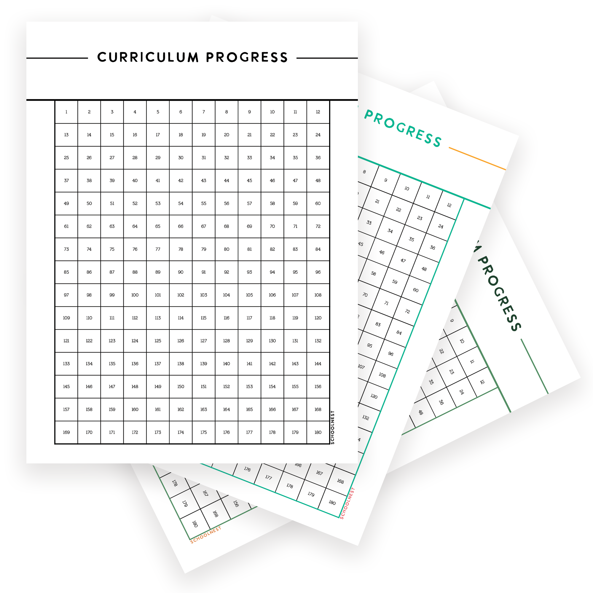Homeschool Curriculum Tracker for Multiple Children