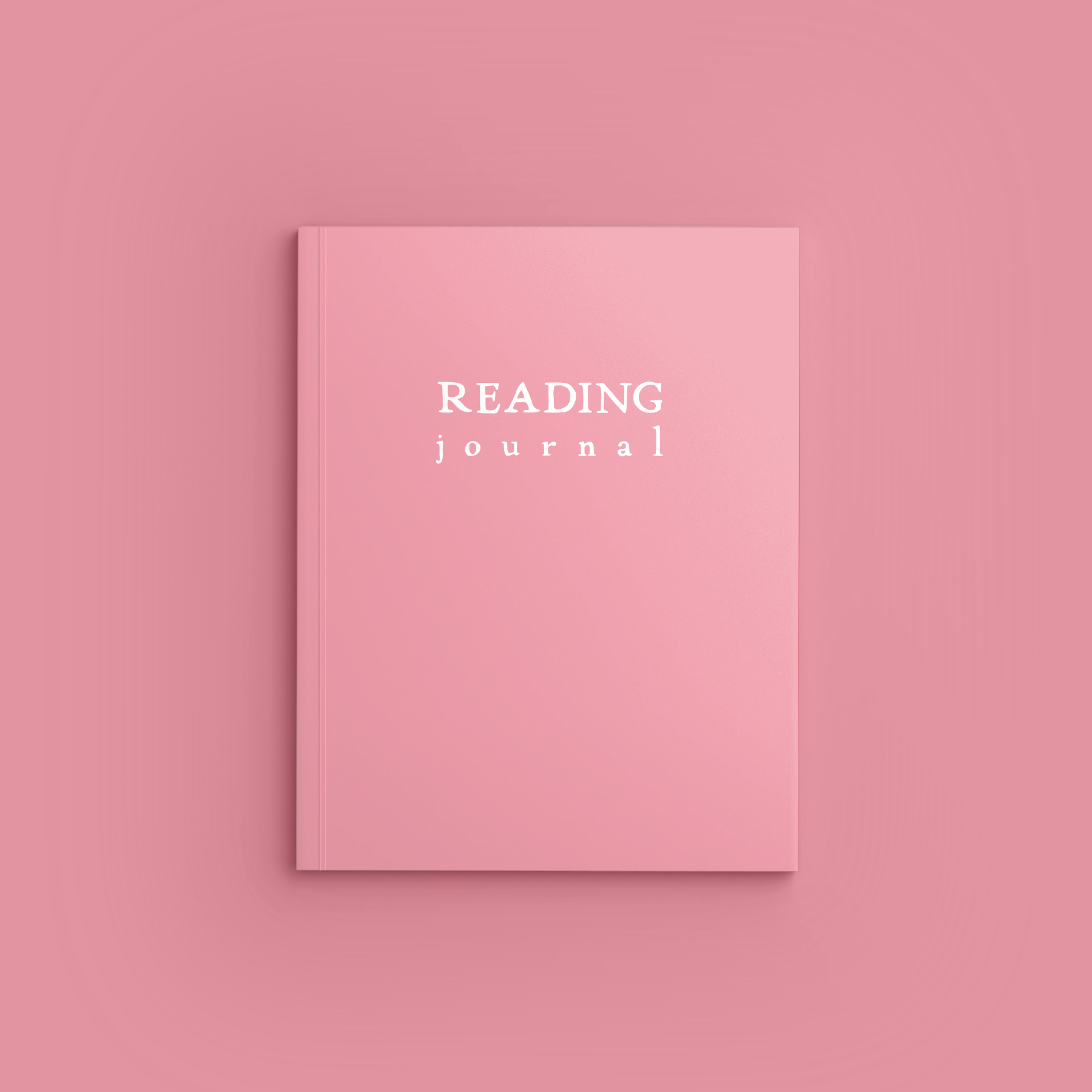 Light Pink Reading Journal by schoolnest