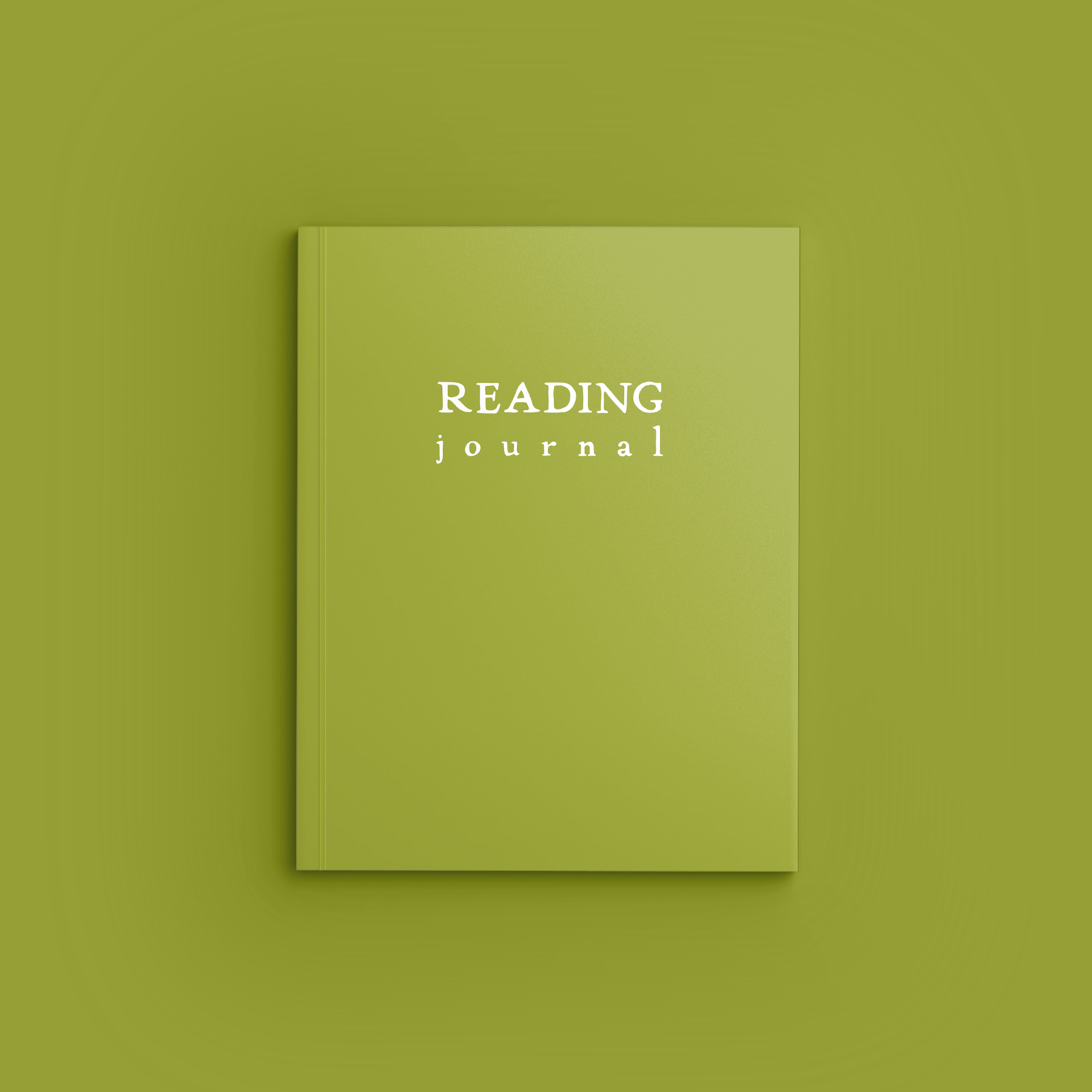 Light Green Reading Journal by schoolnest