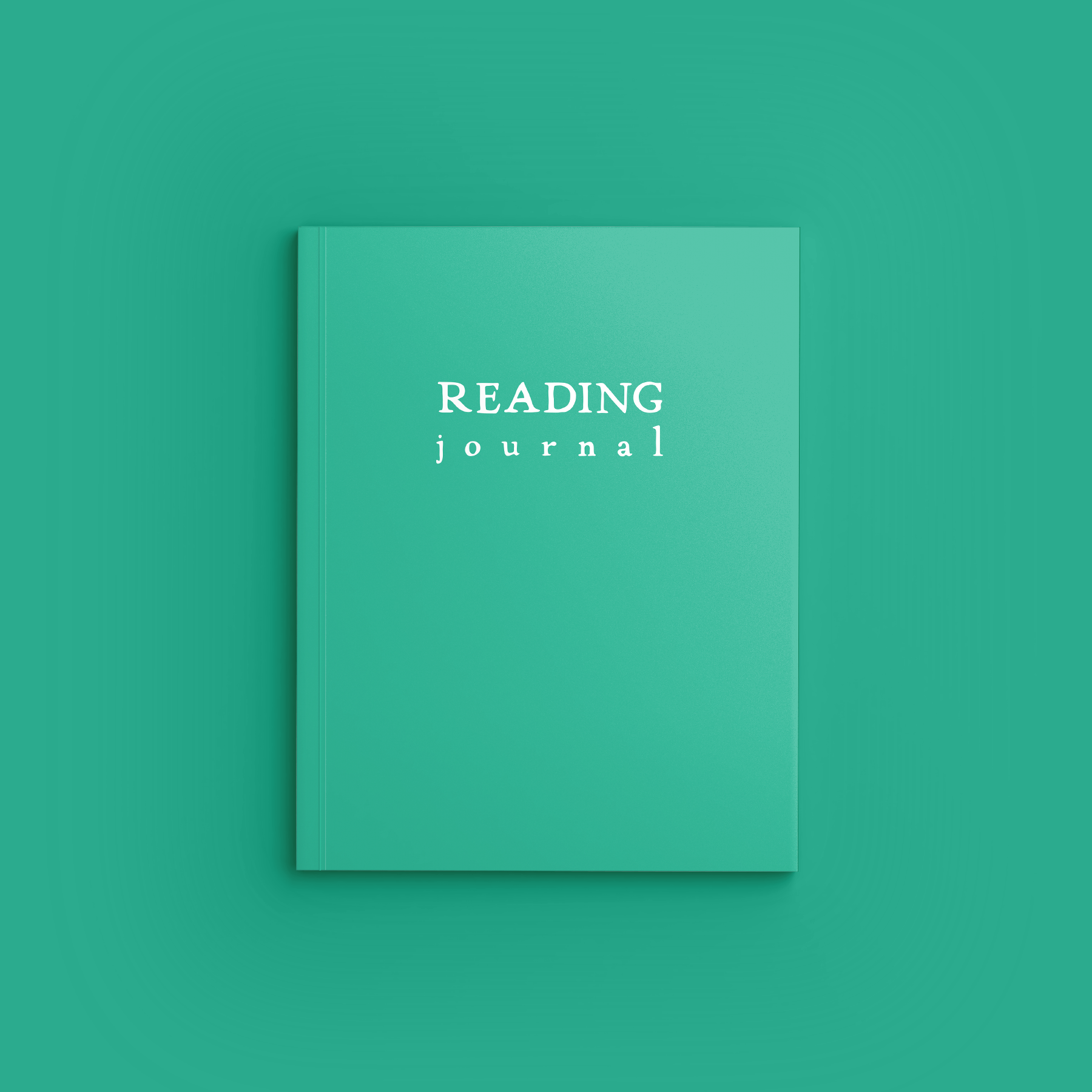 Teal Reading Journal by schoolnest