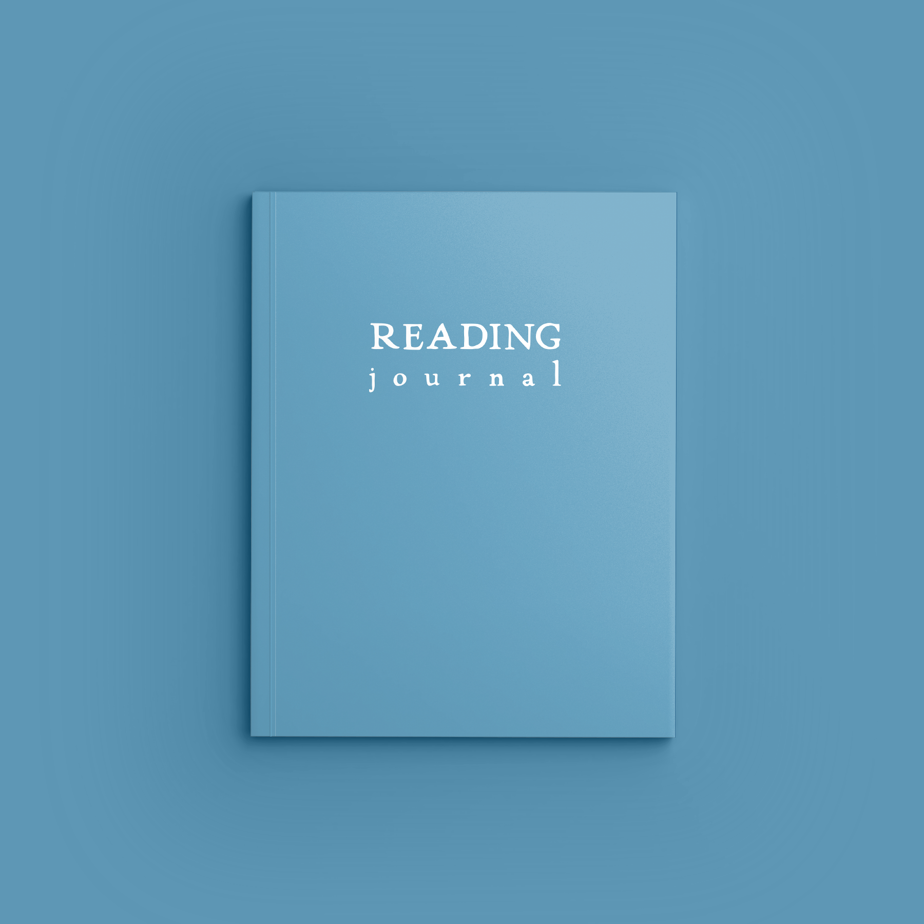 Light Blue Reading Journal by schoolnest