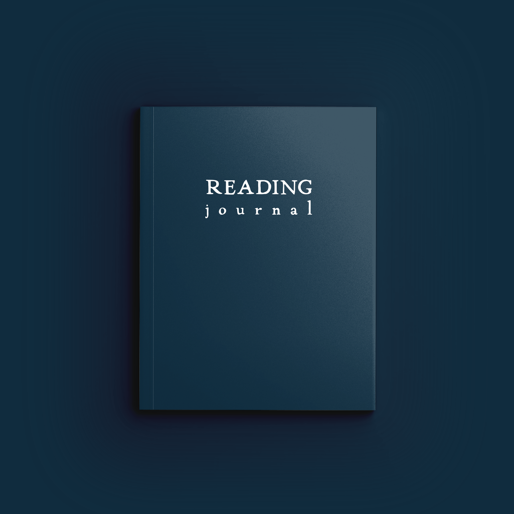 Dark Blue Reading Journal by schoolnest