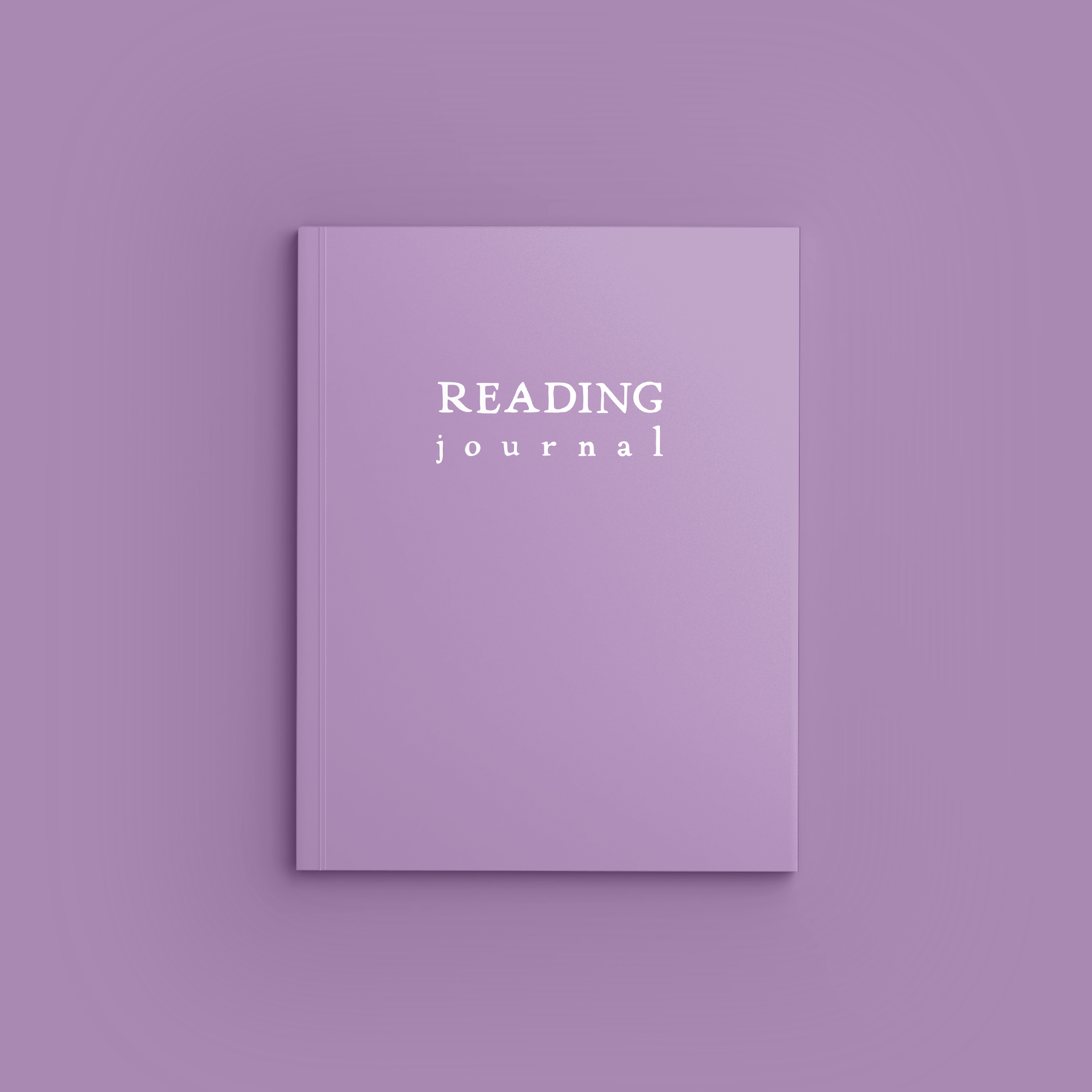 Light Purple Reading Journal by schoolnest