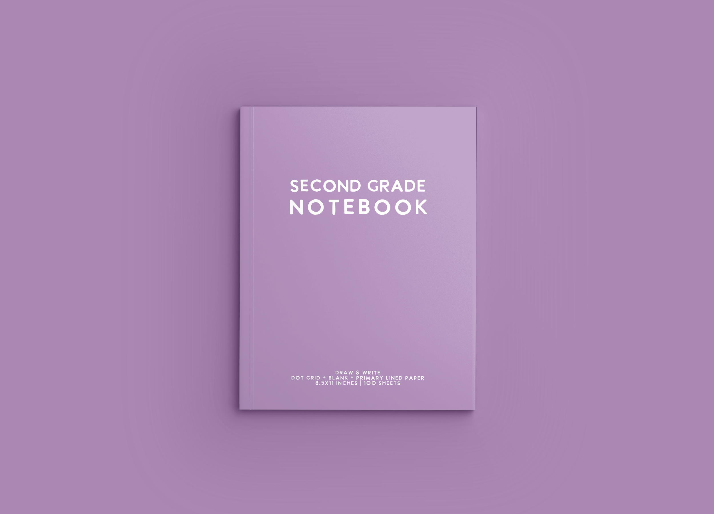 SECOND GRADE Notebook Cover Mockup 1 - 11 Light Purple.png