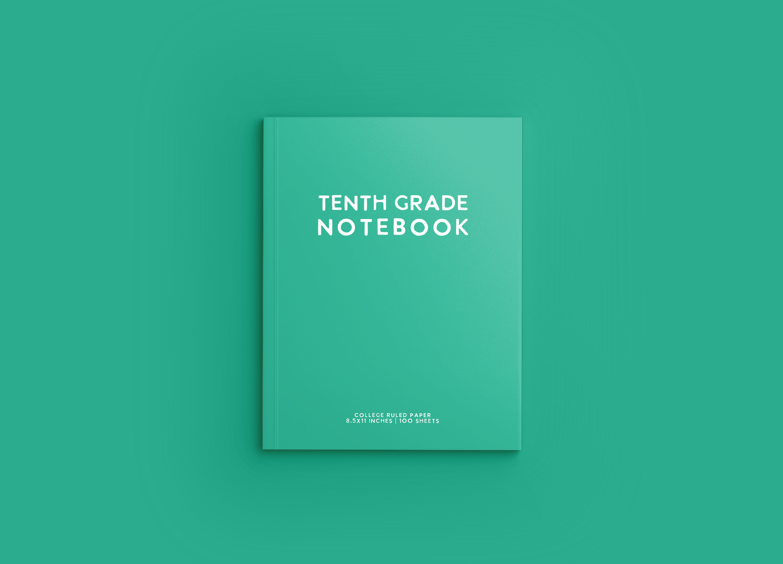Mockup TENTH GRADE Notebook Cover - 08 Teal.png