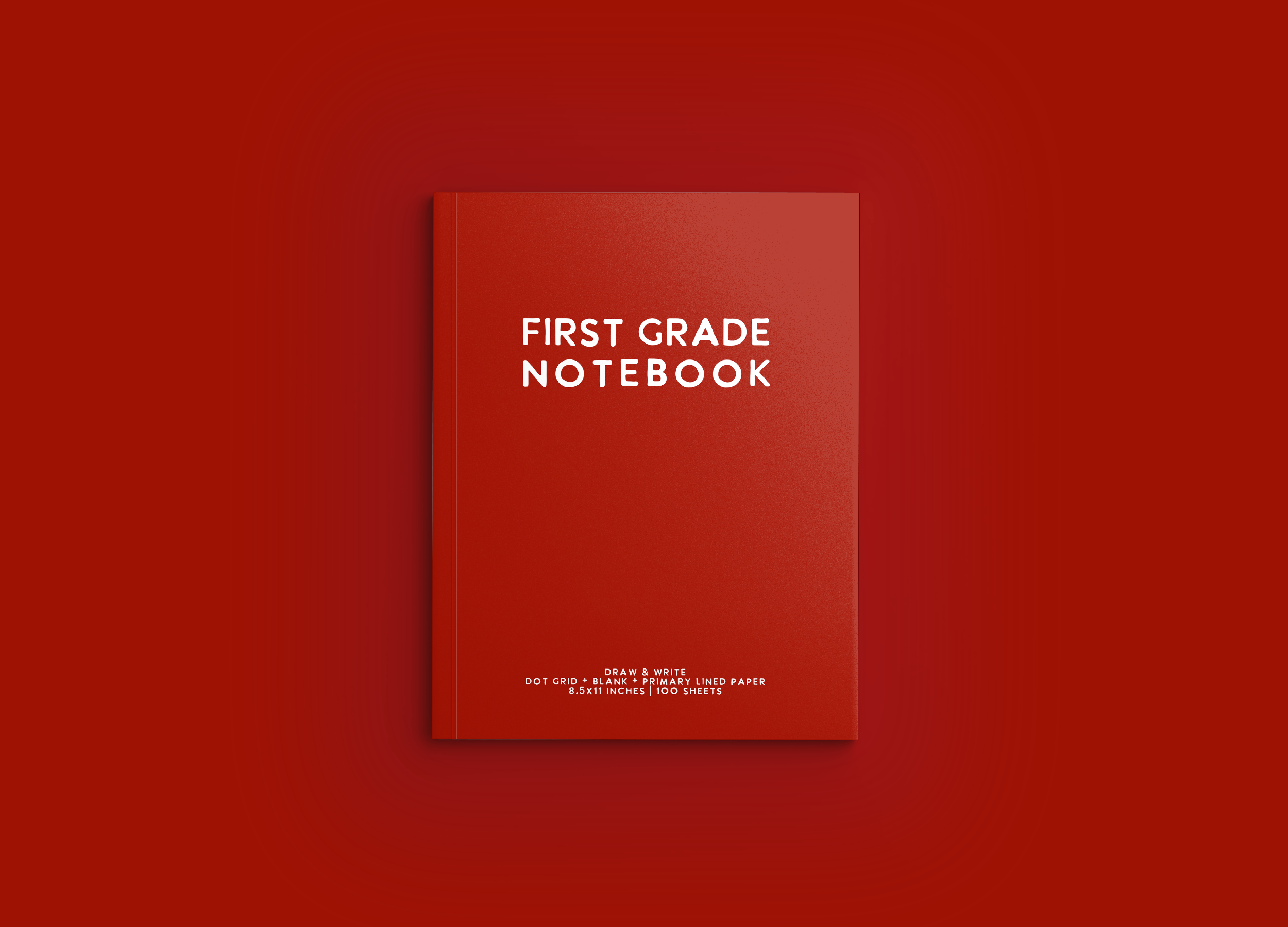 FIRST GRADE Notebook Cover Mockup - 03 Red.png