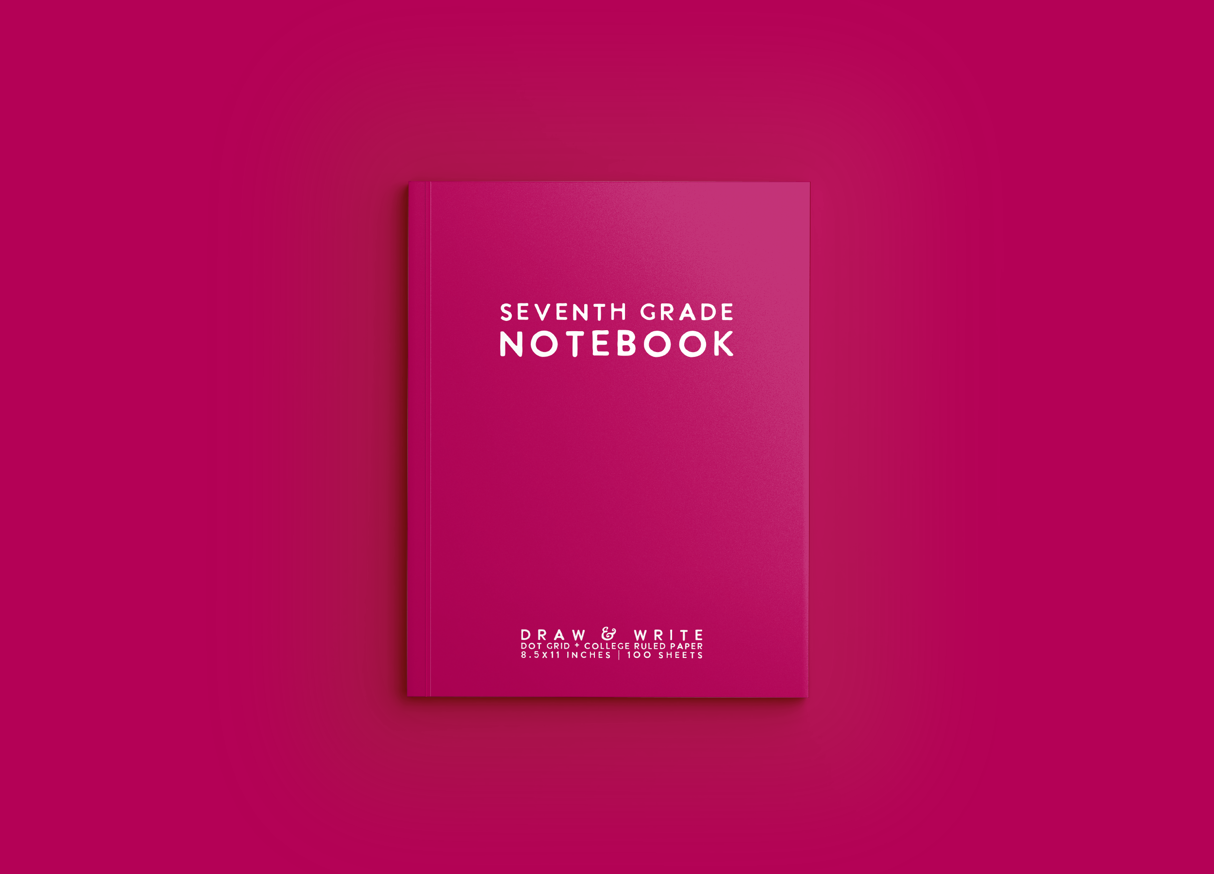 SEVENTH GRADE Notebook Cover Mockup 1 - 02 Dark Pink.png