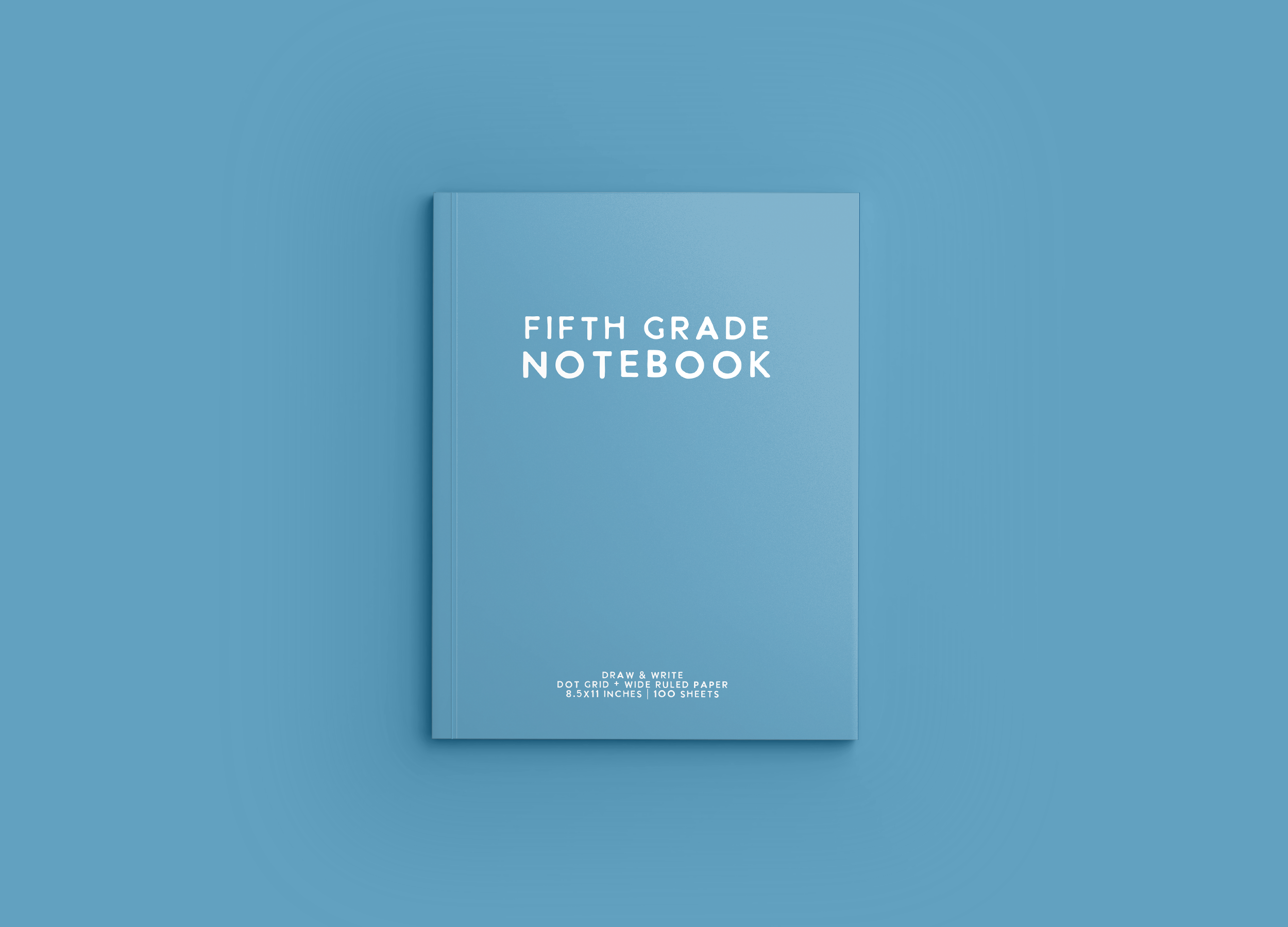 FIFTH GRADE Notebook Cover - 09 Light Blue Mockup.png