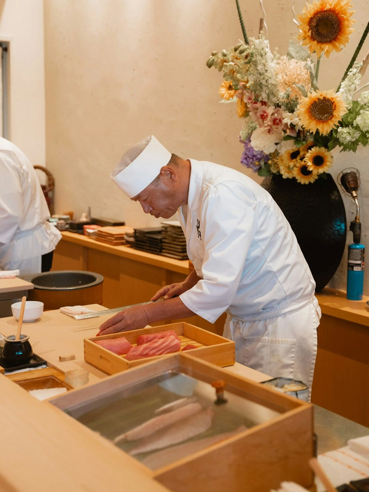 Mastering the art of sushi at kabuto. 🍣✨ #Kabuto #VegasLocal #LasVegas #Vegas  #omakaseinlasvegas #lasvegasomakase