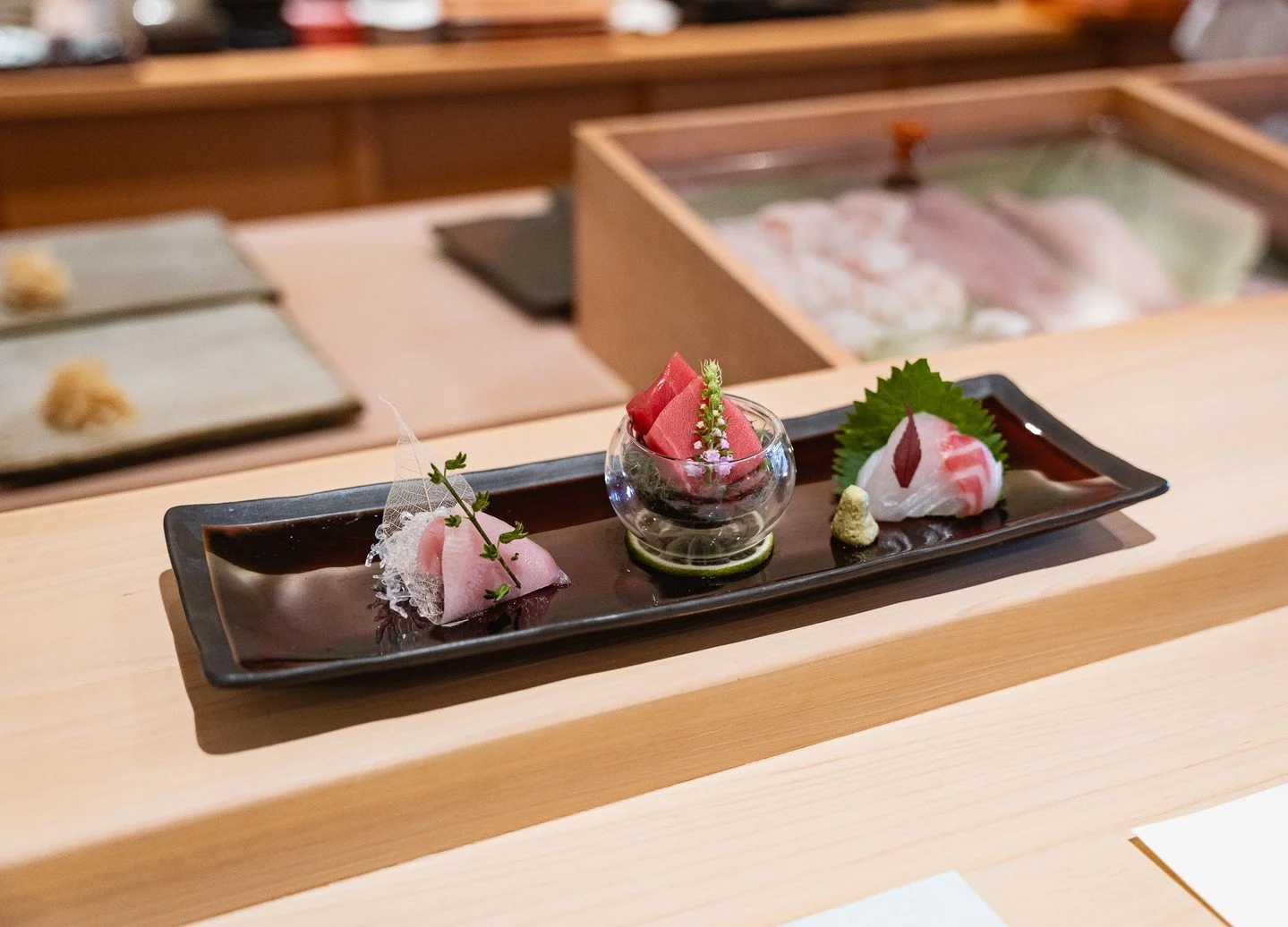 Indulging in the art of sashimi, beautifully presented and ready to savor.#Kabuto #VegasLocal #LasVegas #Vegas  #omakaseinlasvegas #lasvegasomakase