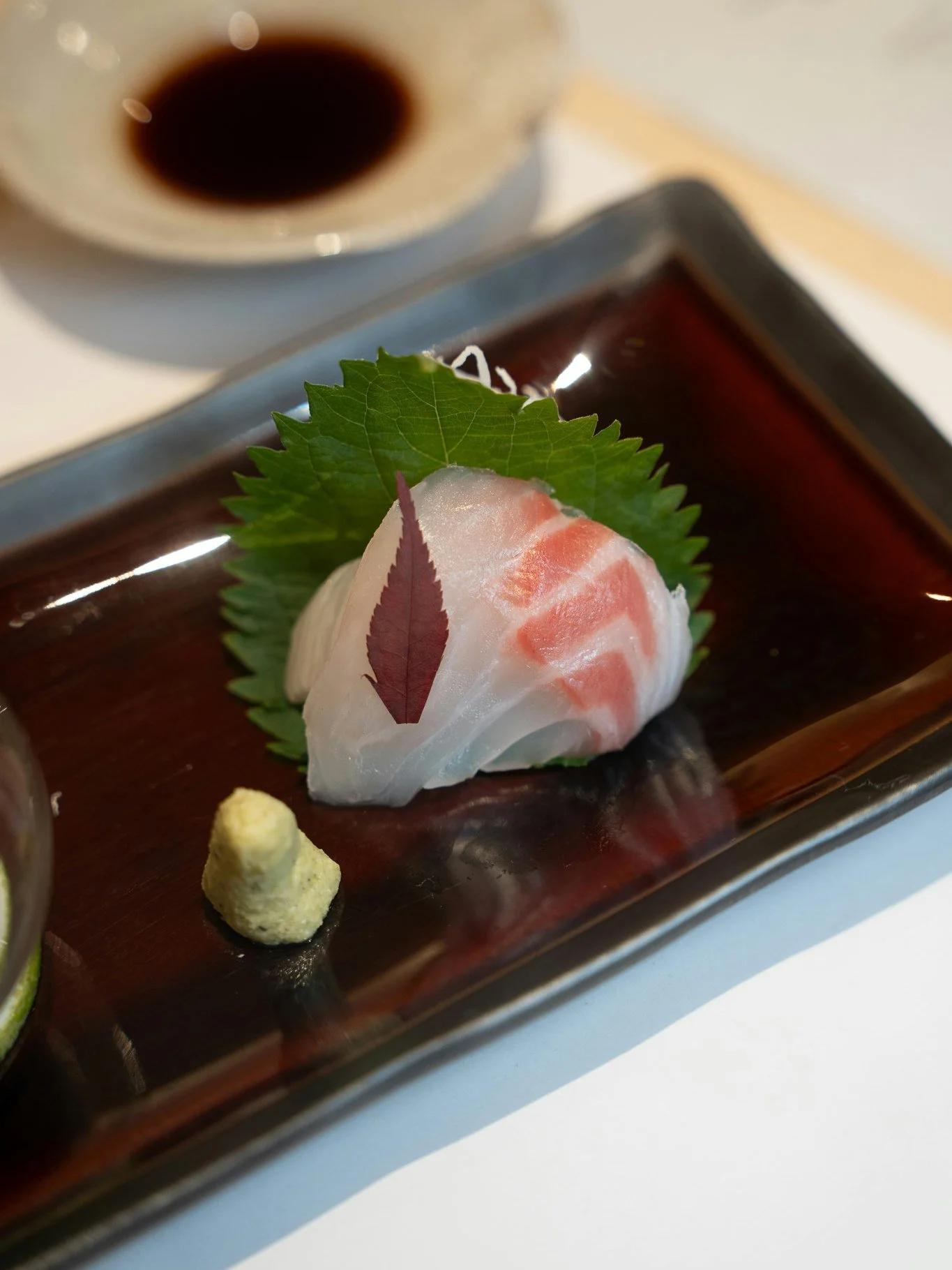 Savoring the art of sashimi with a perfect touch of wasabi bliss. 🍣✨#Kabuto #VegasLocal #LasVegas #Vegas  #omakaseinlasvegas #lasvegasomakase