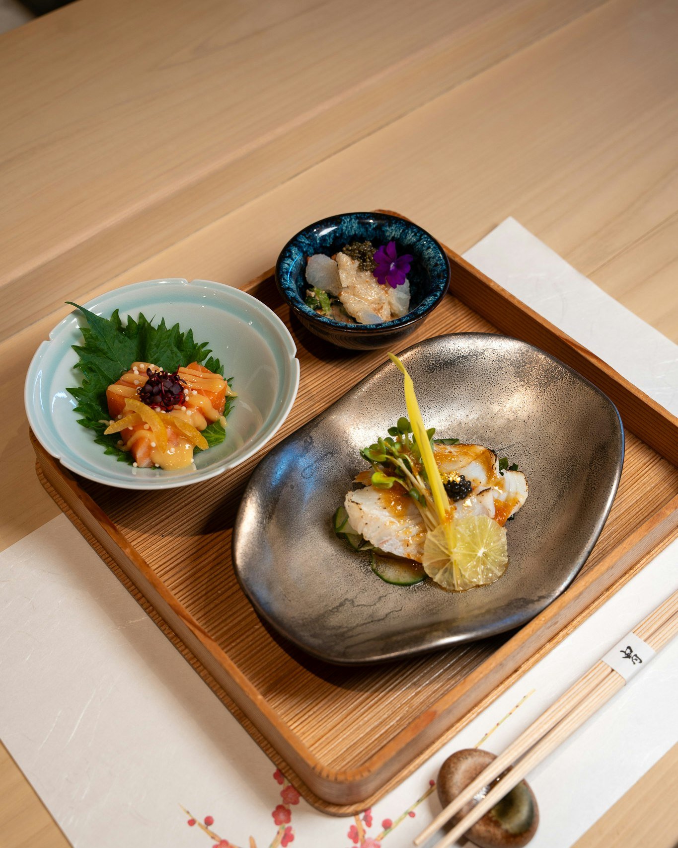 Savoring every detail of this beautifully crafted Appetizers, where art meets flavor. 🍣✨ #Kabuto