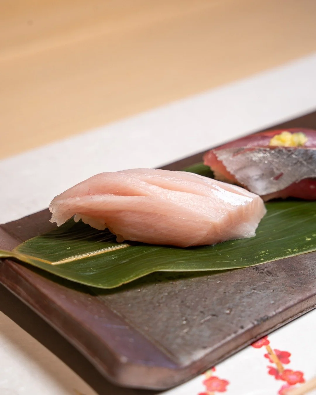 Freshly prepared nigiri, one piece at a time. 🍣✨ #Kabuto