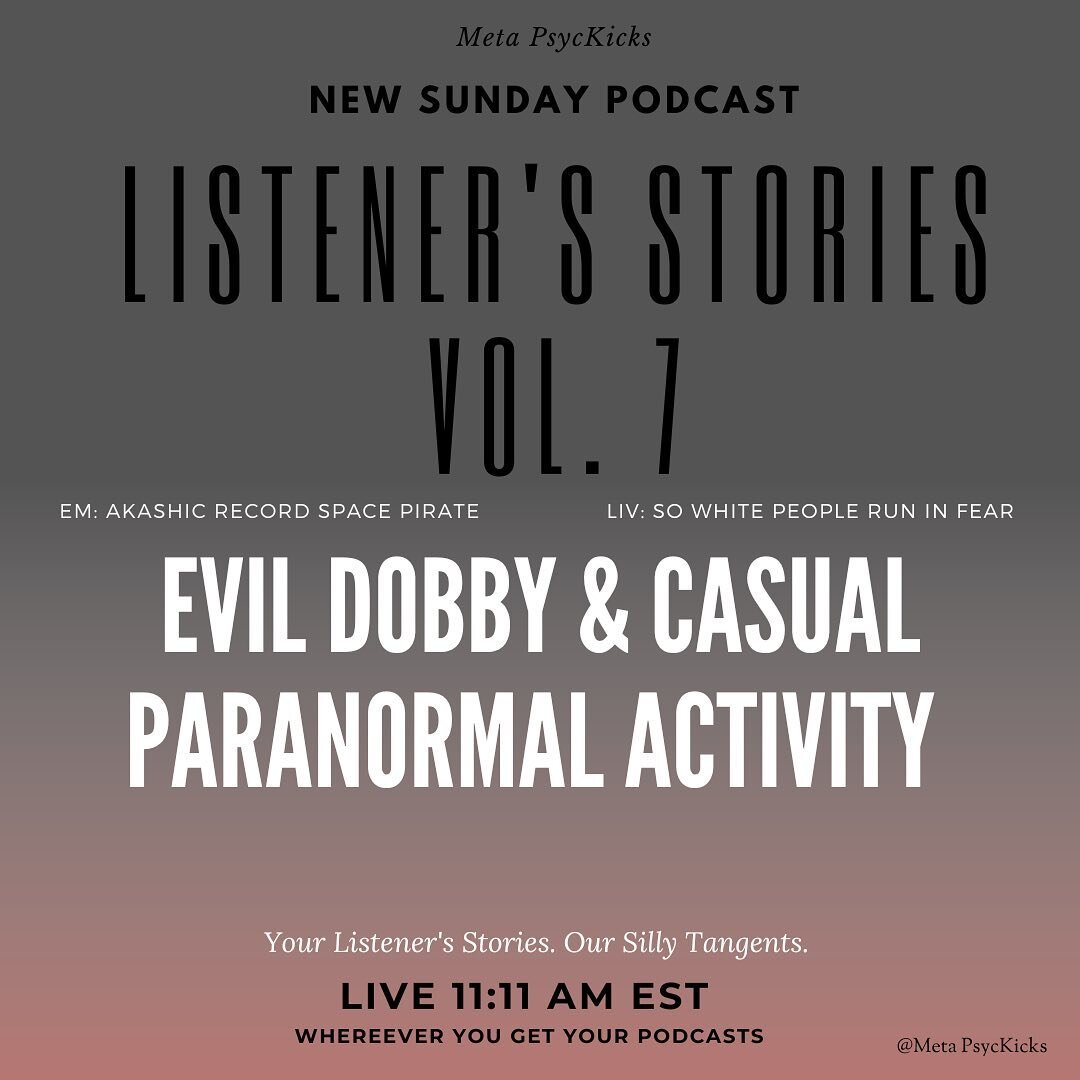 In celebration of our Part 2 to our Paranormal Investigation at the Haunted Madison Seminary we thought we'd share some of your paranormal activities in the form of your listeners' stories!

This Sunday's episode features a hodgepodge of casual haunt