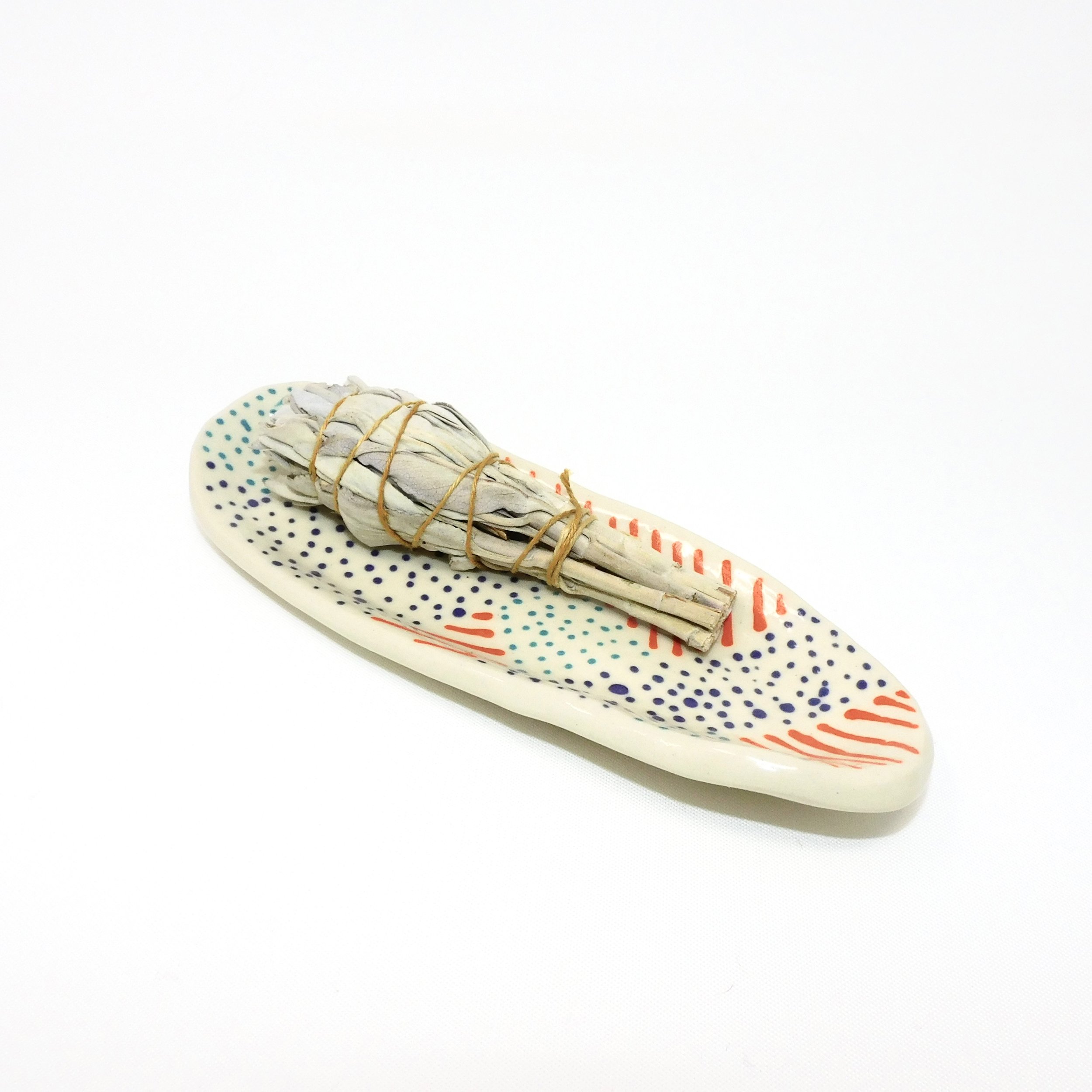 small oval dish line dot with sage.jpg
