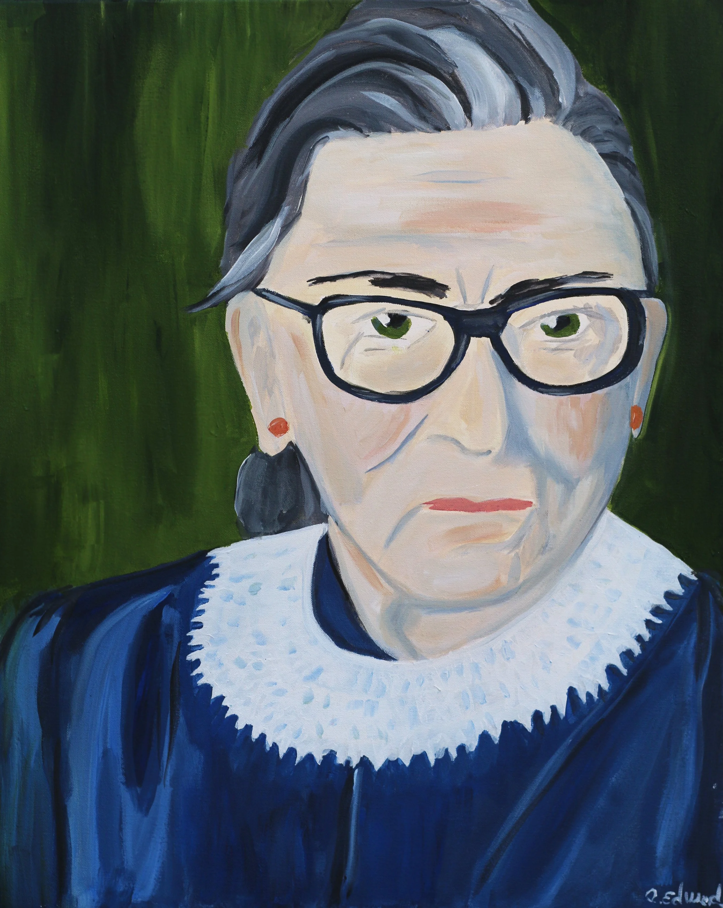 Rest In Peace RBG
24x30 Acrylics on Canvas