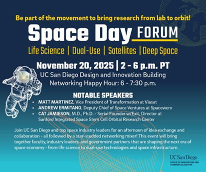 Launchpad for the Future! UC San Diego’s Space Innovation Forum