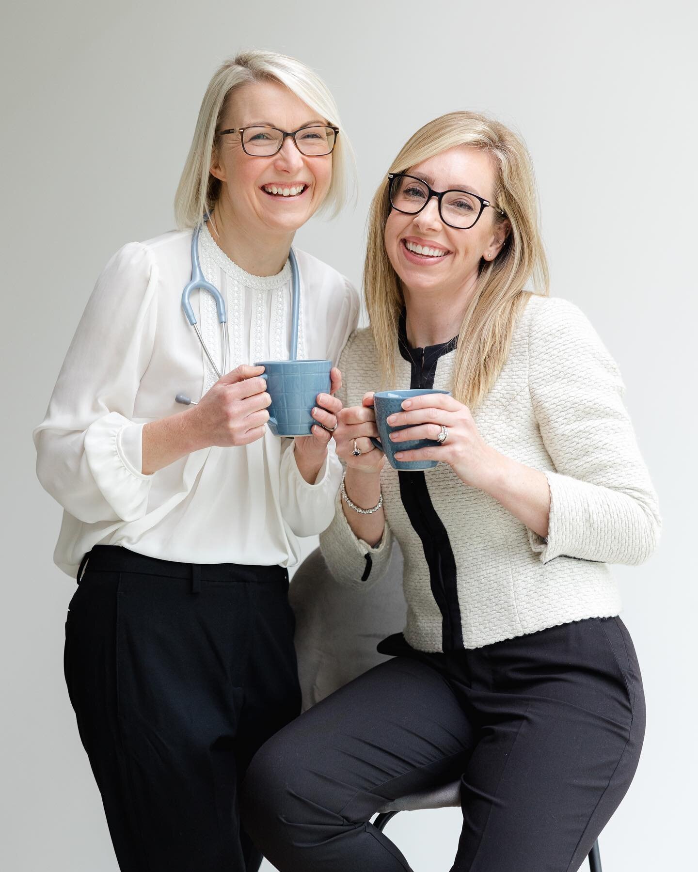 The lovely Laura and Kate from @thelifestylehealthclinic on their hour long session. The aim of this brand shoot was to get some clean professional images they could use to update their website and some content for socials. 

I love that the stethosc