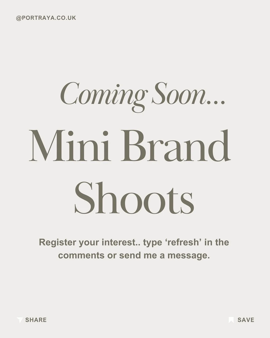 Exciting news! 🤩 I&rsquo;ve been having so many conversations lately with people whose business has grown, their confidence has shifted, and their online presence is asking for a refresh.

And I&rsquo;m genuinely so excited to finally say this&helli