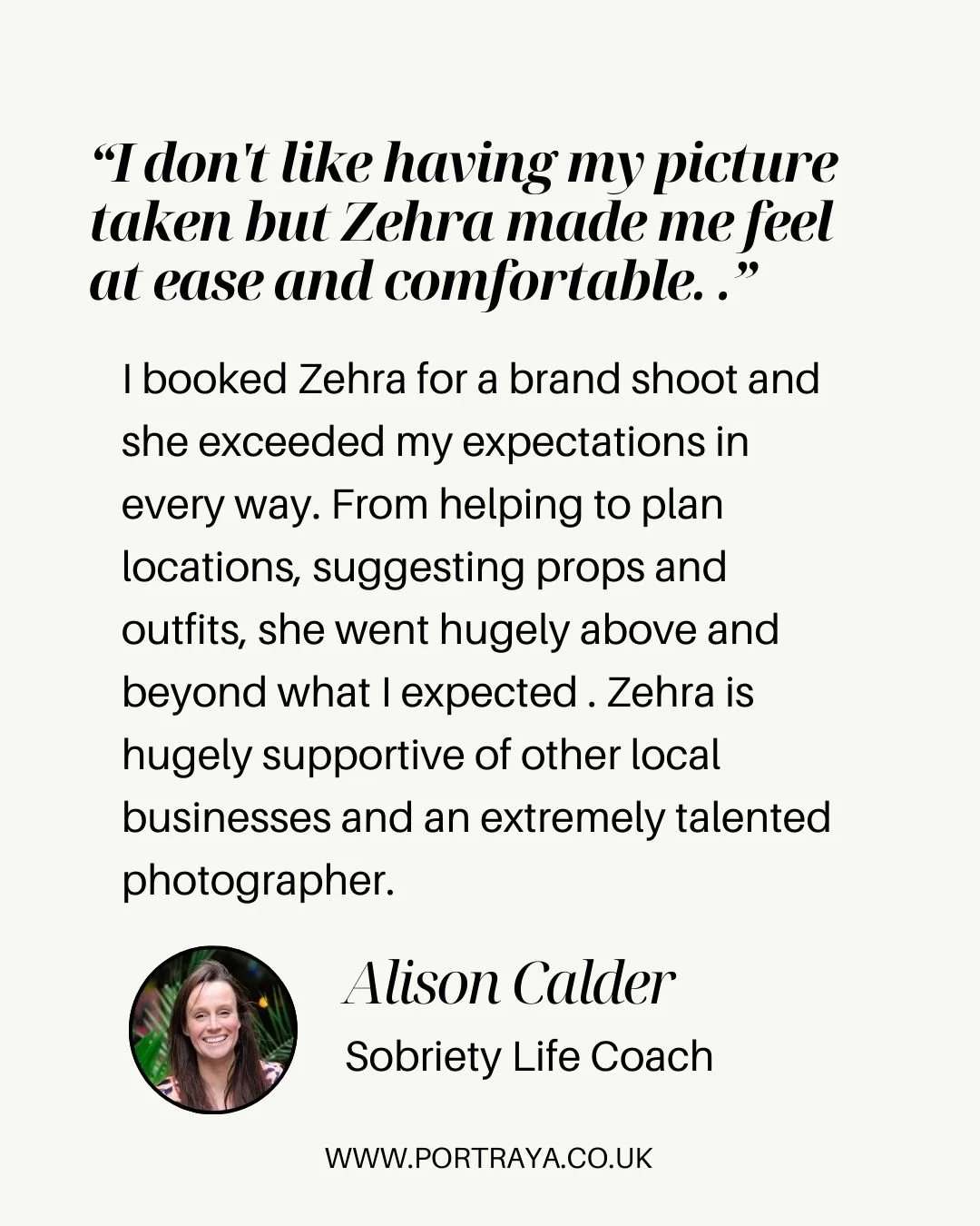 From wine company owner to sober coach, Alison&rsquo;s journey is one of strength, purpose, and reinvention.

She told me she&rsquo;s always hated having her photo taken so it means the world that she felt comfortable, confident, and totally at ease 