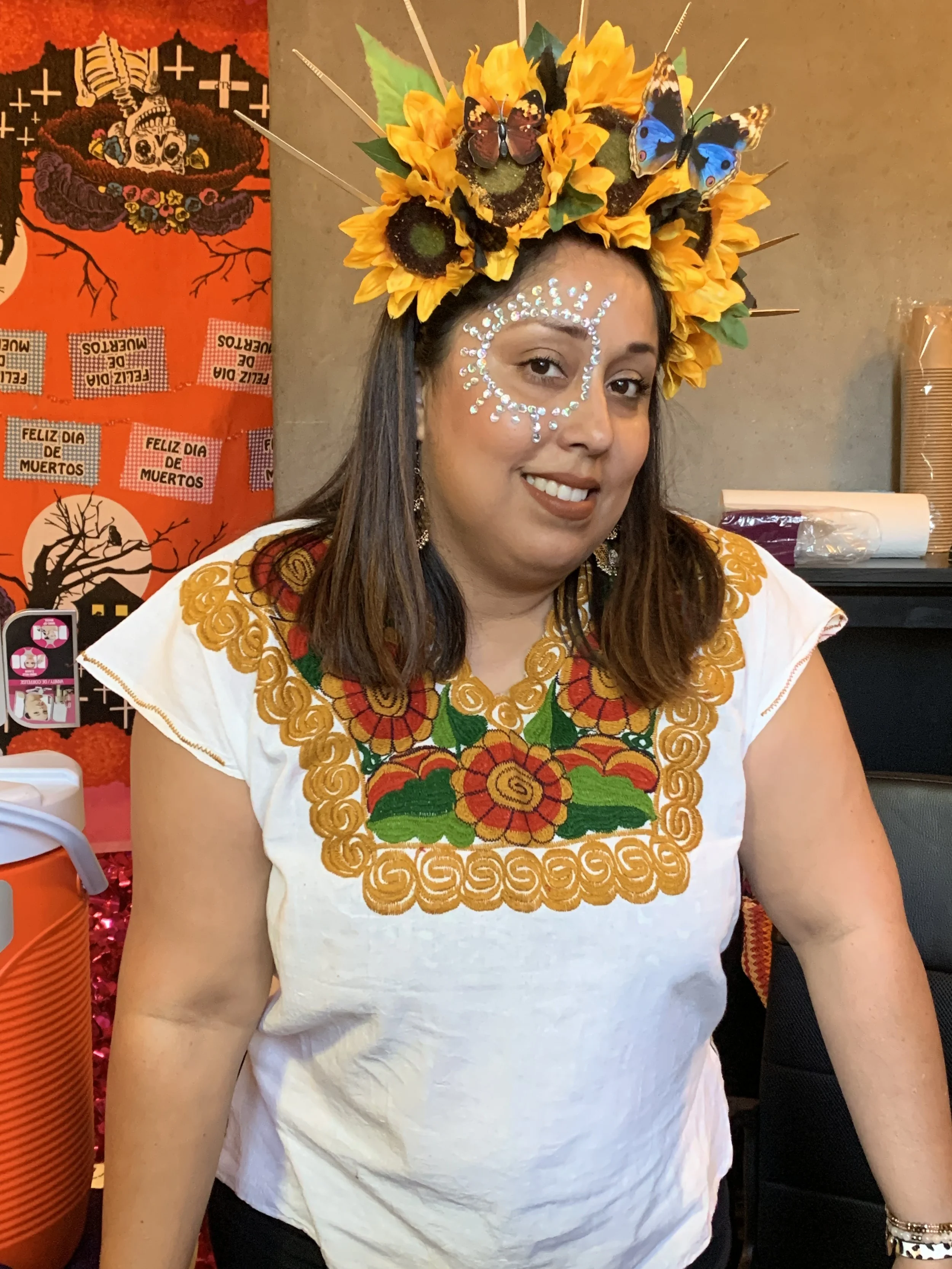 Taller de corona de flores