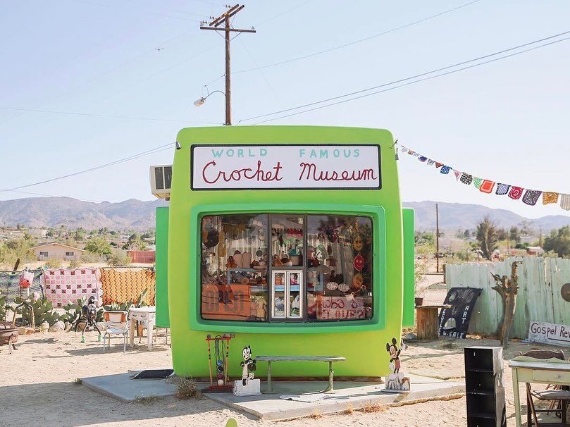 ✨Episode 12: &ldquo;Unravelled&rdquo;- The World Famous Crochet Museum✨ Is now available everywhere! 

Meghan takes us on a journey to Joshua Tree, home of Shari and her world-famous Crochet Museum. Also, have you seen The Outsider???

Image 1: The W