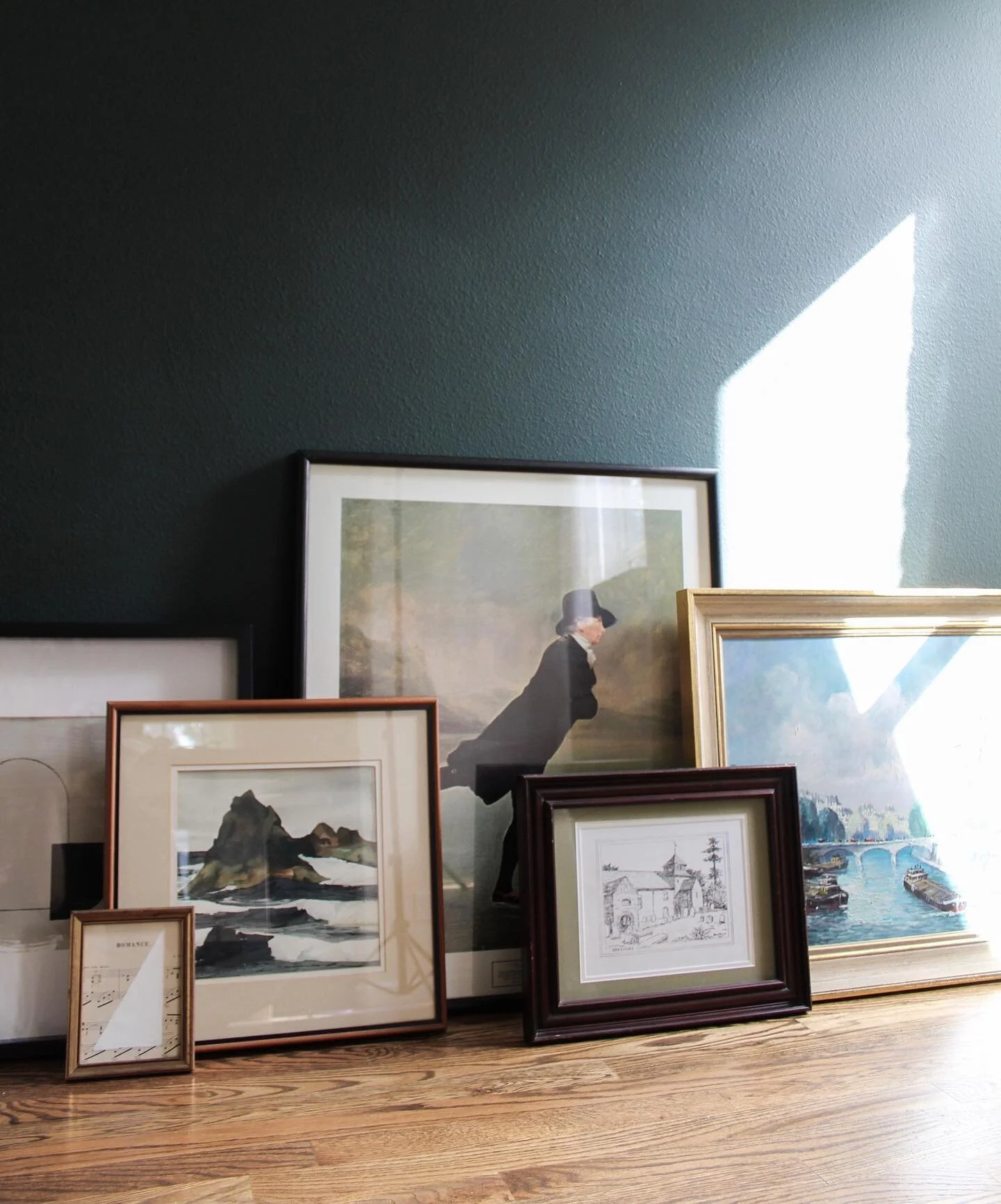 I&rsquo;ve been pulling everything down this week to prepare for packing, and while it feels sad, I&rsquo;m excited for the family moving in to bring their own story and treasures to these walls. 

Art is so personal, and finding pieces that speak to