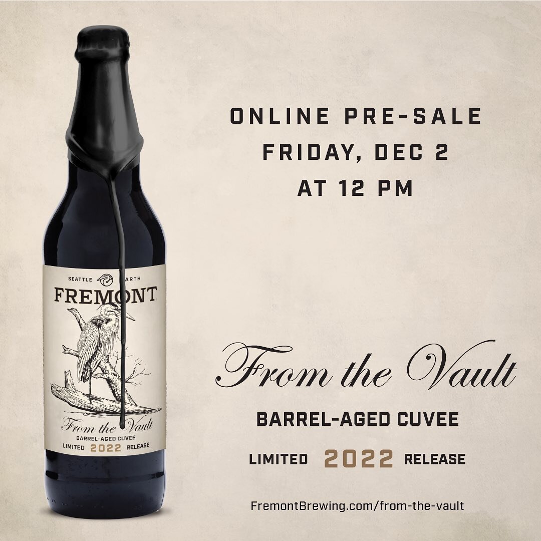 🚨NEW RELEASE: FROM THE VAULT🚨

From the Vault is a special brewery master blend. We&rsquo;re excited to get this Barrel-Aged Cuvee out into the world. This is an extremely limited release with extremely limited distribution! It&rsquo;s something yo