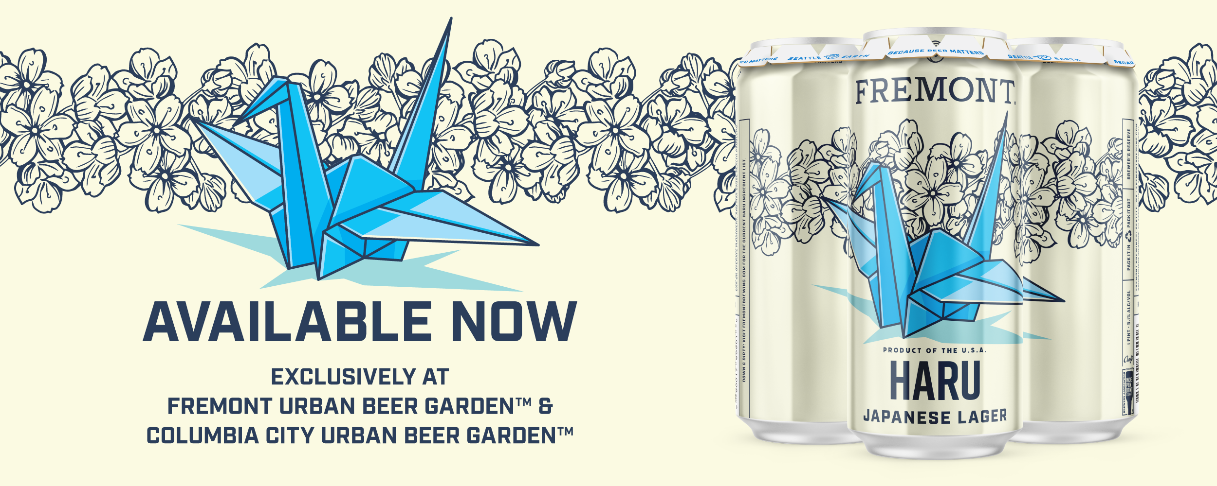 Haru Japanese Lager Available Now