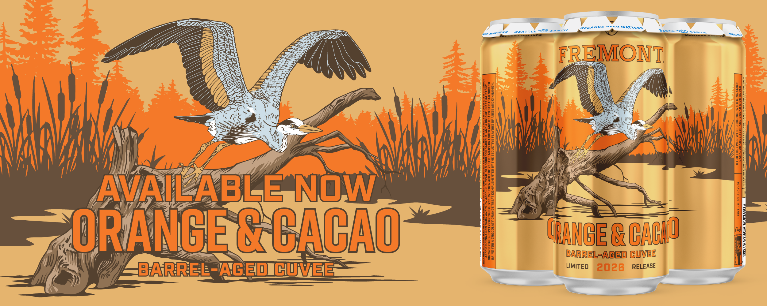 Available Now Orange &amp; Cacao Barrel-Aged Cuvee