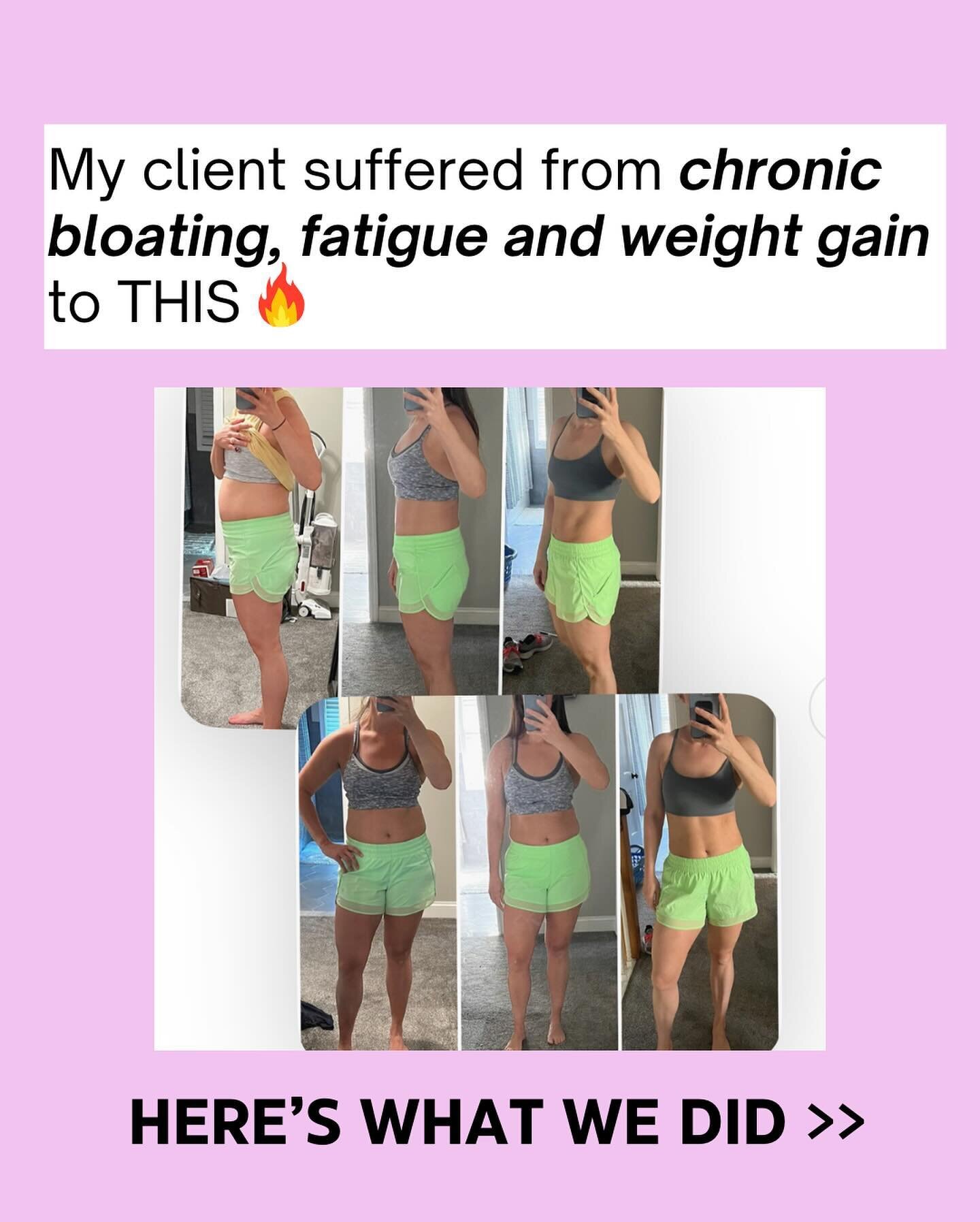 Who doesn&rsquo;t love a before + after?!

&gt;&gt; SWIPE + Check out this amazing client transformation and how exactly we got here 😍

Our bodies are telling us what we need everyday, but it&rsquo;s up to us to actually take time to listen, heal an