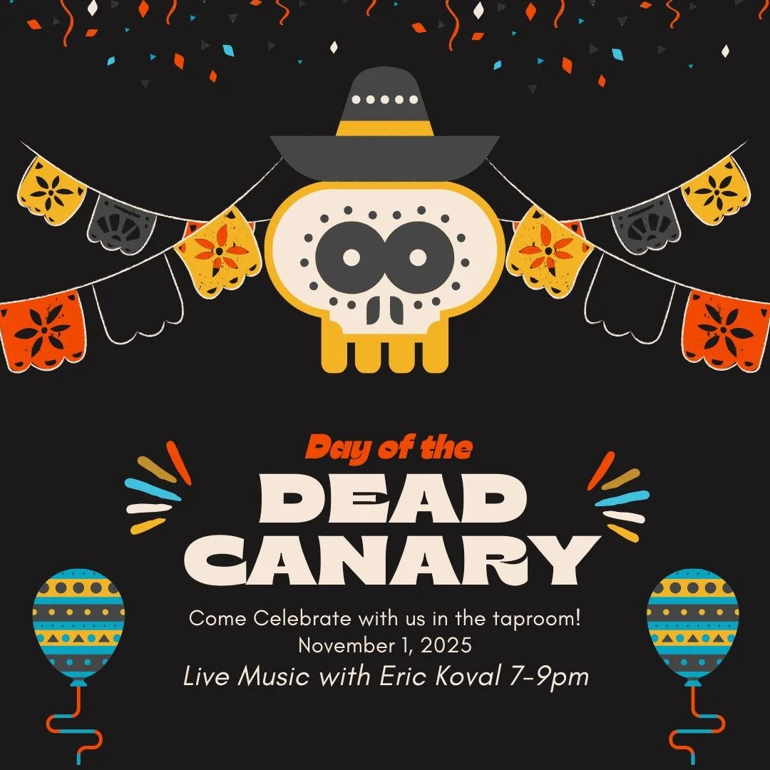 🍻 Here are our highlighted events for the week! 🍻

There&rsquo;s always something happening at The Dead Canary Brewing Co. &mdash; great drinks, good company, and plenty of reasons to stop by the taproom. See the posters below for all the details!

