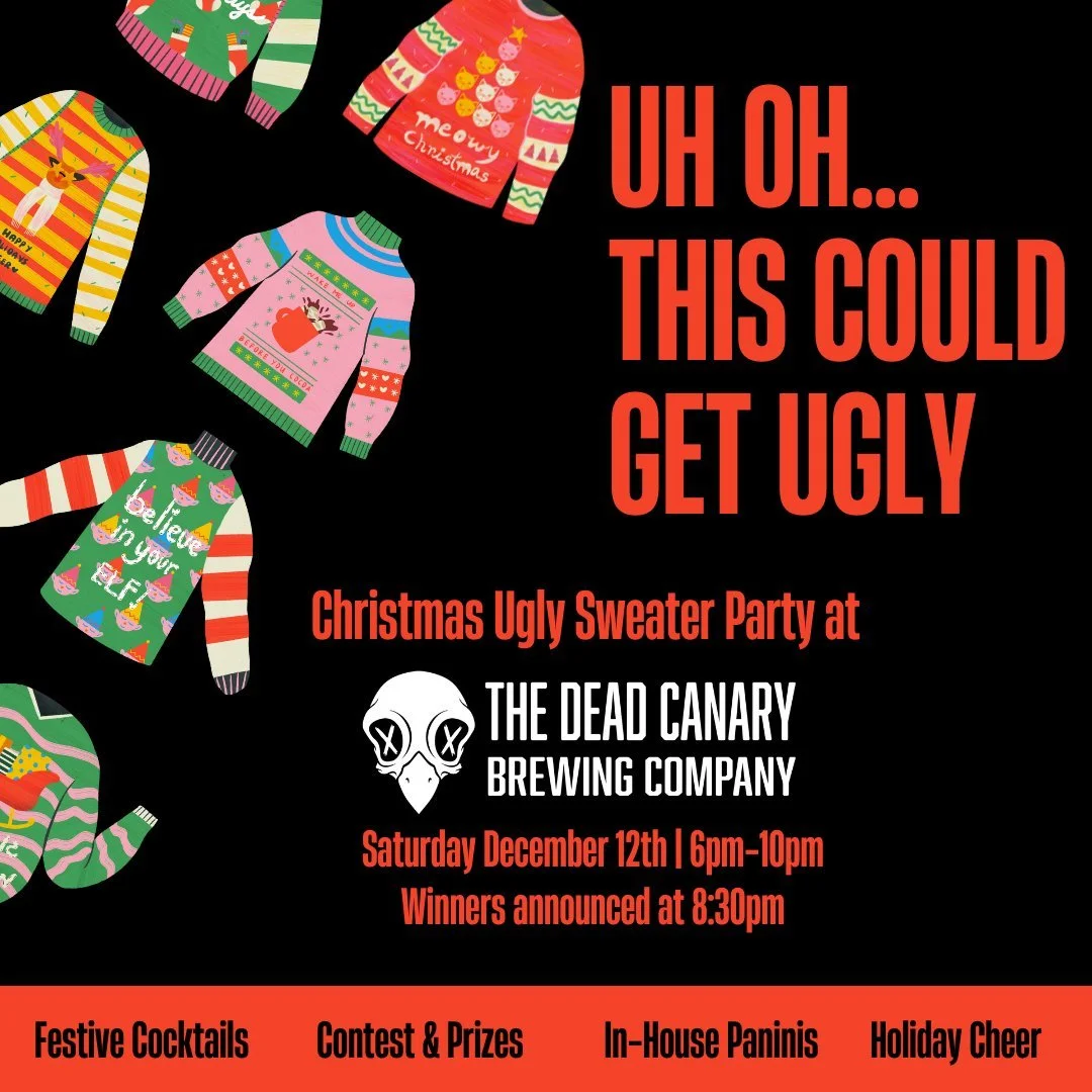 🎉 This Week's Events!

Board &amp; Brews Night &ndash; Bring your favorite board games and enjoy some brews with friends!
Ticketed Ornament Class &ndash; Get crafty and make your own festive ornaments.
Live Music &ndash; Local tunes, great vibes, an