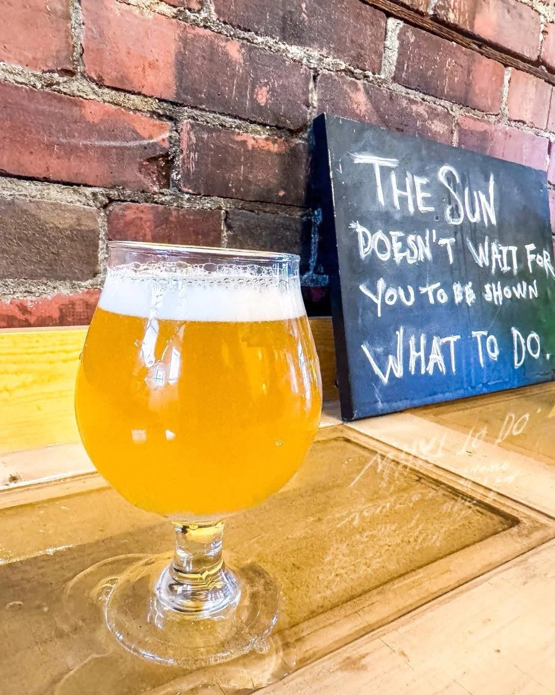 🥧✨ Happy National Pi Day! ✨🥧

While we may not have actual pie&hellip; we do have a Key Lime Sour that might just do the trick. Tart, refreshing, and dangerously easy to sip &mdash; basically dessert in a glass. 🍋🍺
Stop in and celebrate 3.14 the 