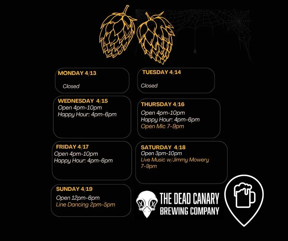 ✨ Here&rsquo;s what&rsquo;s happening this week at the brewery ✨

We&rsquo;ve got a full lineup of events ready for you &mdash; from fun nights to great drinks and everything in between 🍻

Check it out, make your plans, and come hang with us this we