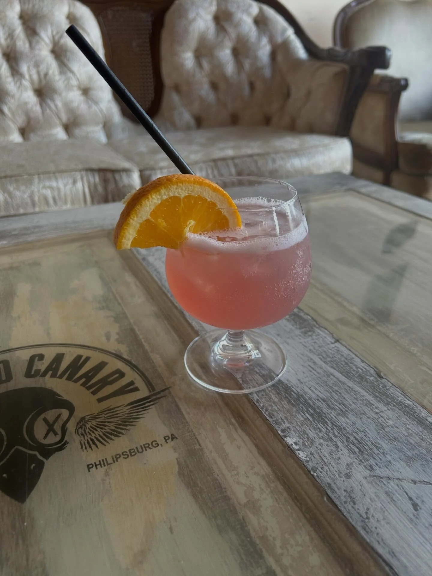 🌸 MAY COCKTAIL OF THE MONTH ✨

Say hello to the Blushing Canary Fizz 🍑🥂

Light, refreshing, and just the right amount of sweet&mdash;this beauty is ready to be your go-to sip all month long 💕

Whether you&rsquo;re winding down or kicking off the 