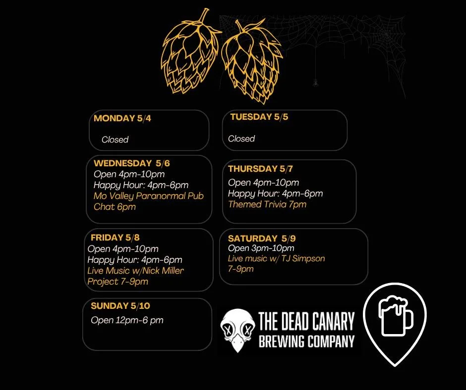 ✨ Here&rsquo;s your weekly lineup ✨

We&rsquo;ve got a full week of events, good vibes, and plenty of reasons to stop by 🍻

Check it out, make your plans, and come hang with us&mdash;we can&rsquo;t wait to see you! 👀

#PhilipsburgPA #LongLiveTheDea