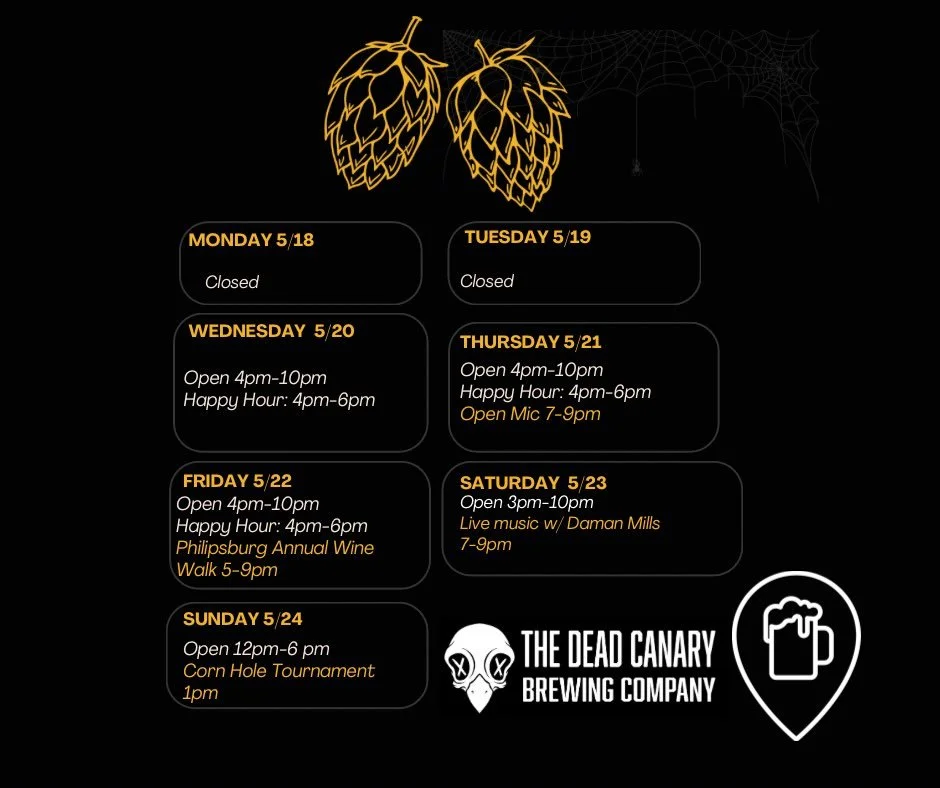 ✨ THIS WEEK AT DEAD CANARY ✨

Looking for something to do this week? We&rsquo;ve got cold drinks, good vibes, and events lined up all week long 🍻

🍺 Fresh pours + your favorite cocktails
🖤 Community vibes in downtown Philipsburg

Grab your friends