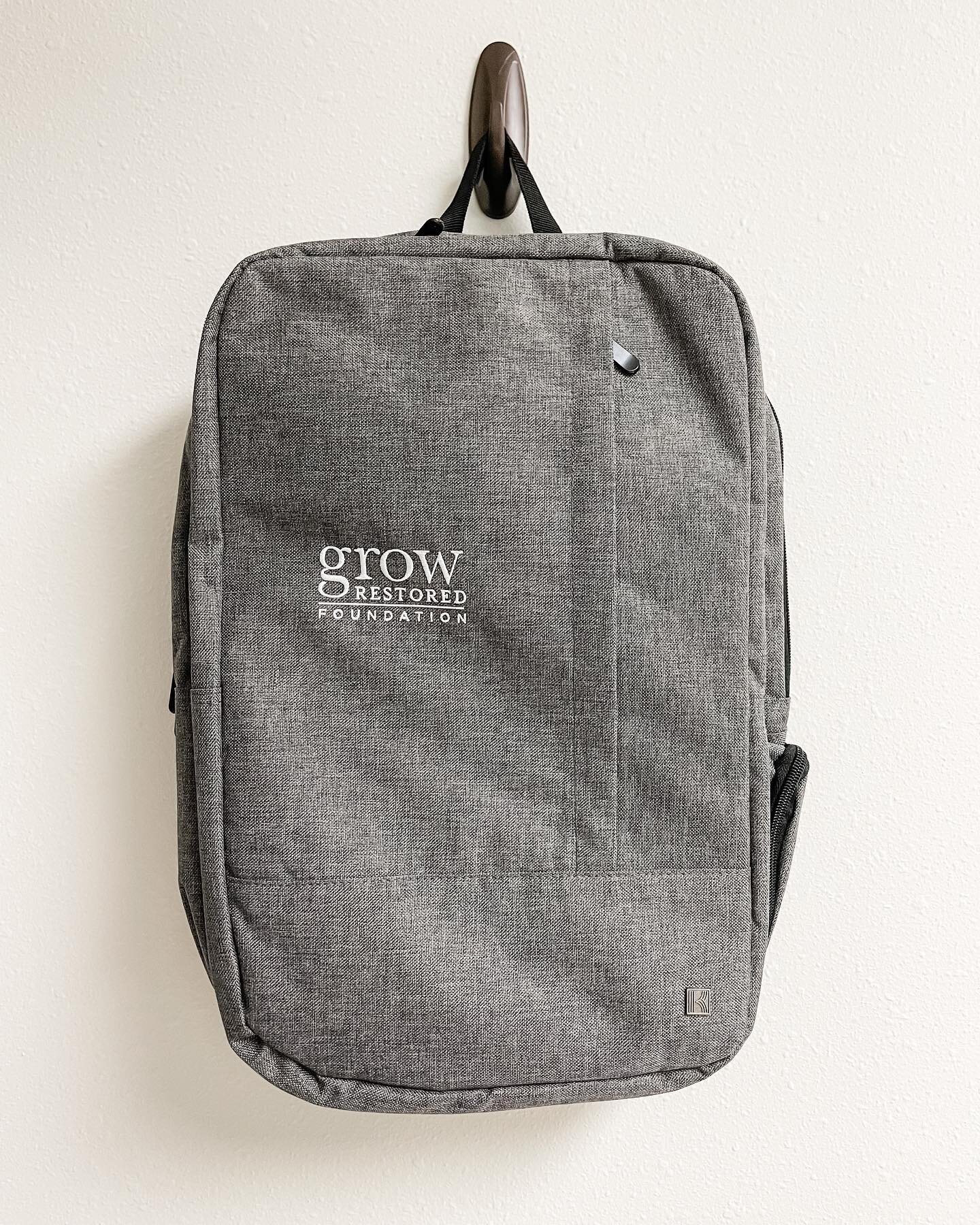 We are excited to roll out this limited edition, custom embroidered GROW Restored backpack! We have a very limited amount to sell, but each sale helps fund a counseling scholarship for someone in need!

Link in our bio to purchase&hellip;when they ar