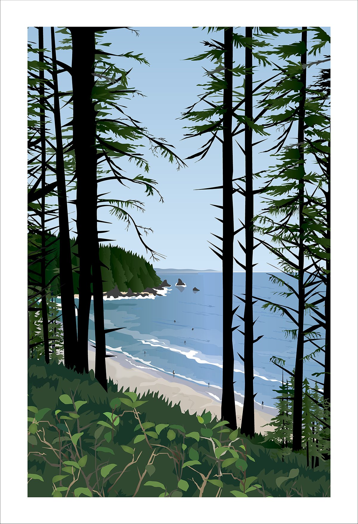 Short Sands Beach 13 x 19 print