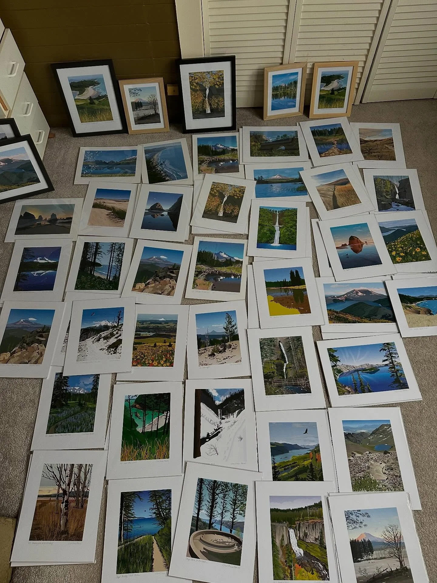 So. Selecting which prints to take to the Crafty Wonderland Holiday Market this weekend is a challenge.

You see my dilemma.

Invariably there&rsquo;s one that everybody wants. Last weekend at the Wild Arts Festival it was Short Sands. Wonder which i