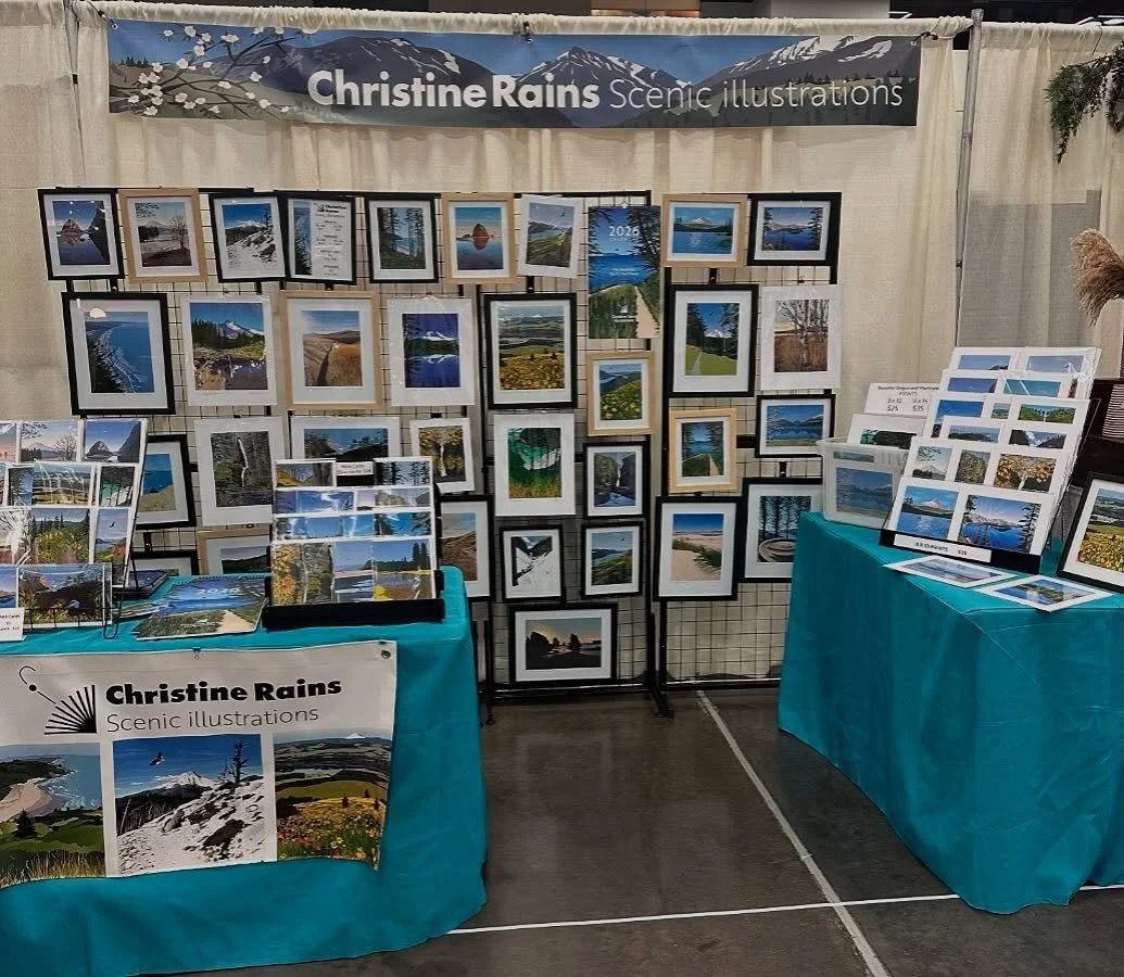 This weekend is Crafty Wonderland at the Oregon Convention Center. Stop by and buy! @craftywonderland #originalart