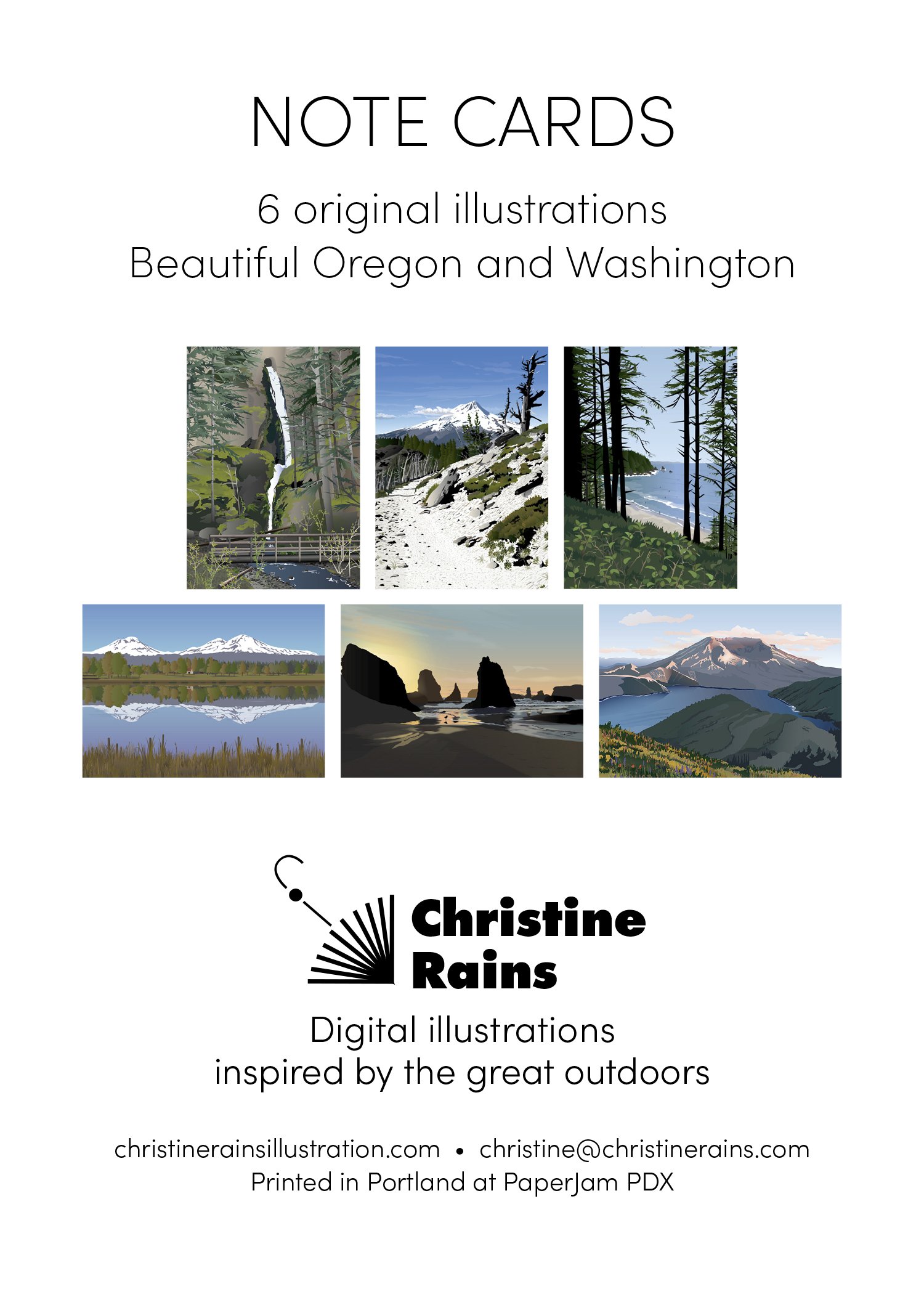 2 Boxed Set of Note Cards