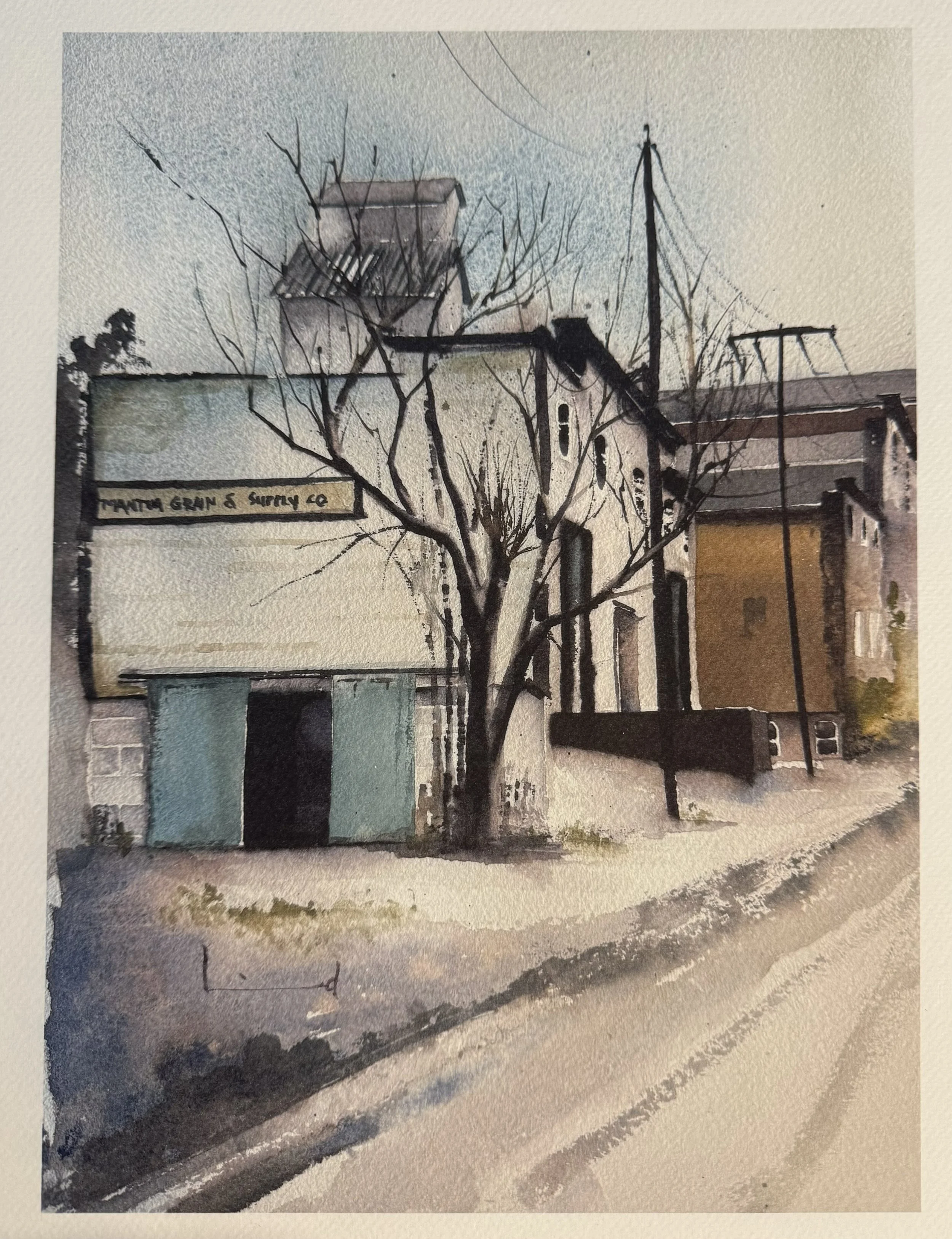 Mantua Granary Print