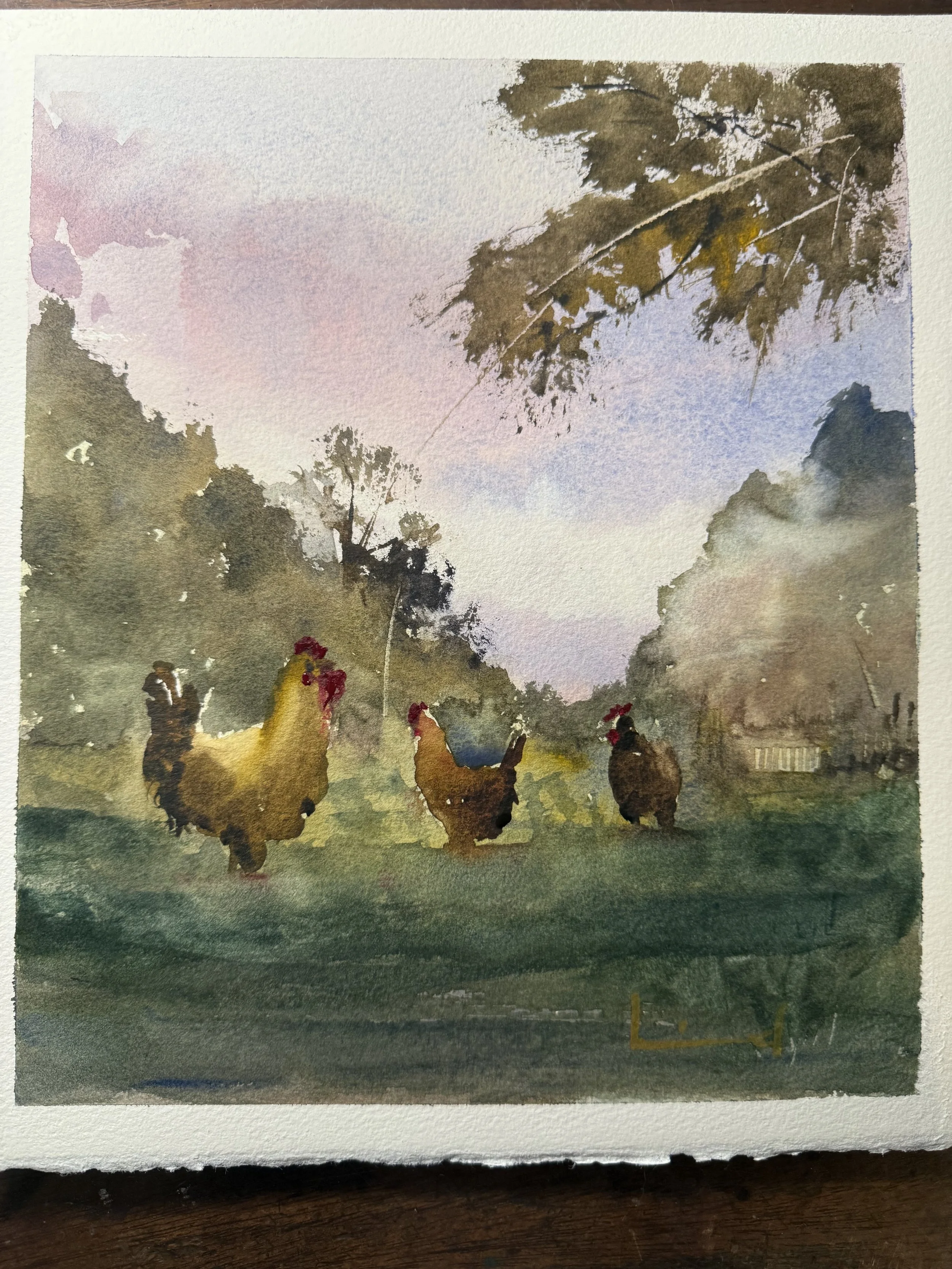 Vicki’s Chickens No. 1