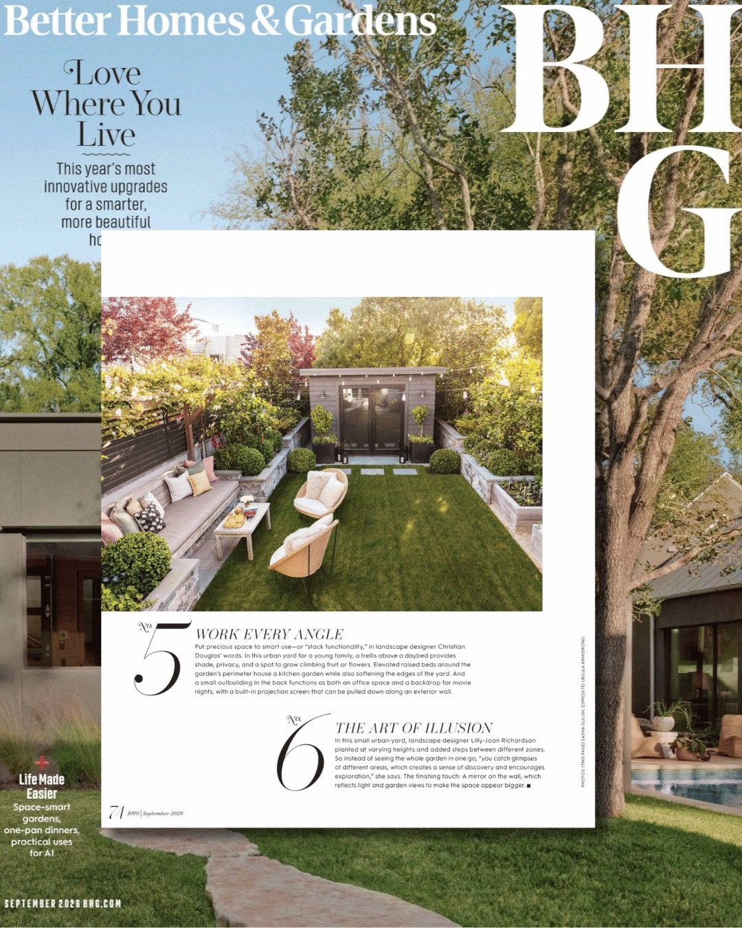 We&rsquo;re thrilled to see Christian Douglas Design (@christian_douglas_design) in the September issue of @betterhomesandgardens. Featured at No. 5, &ldquo;Work Every Angle,&rdquo; this urban family garden stacks it all: climbing fruit on the trelli