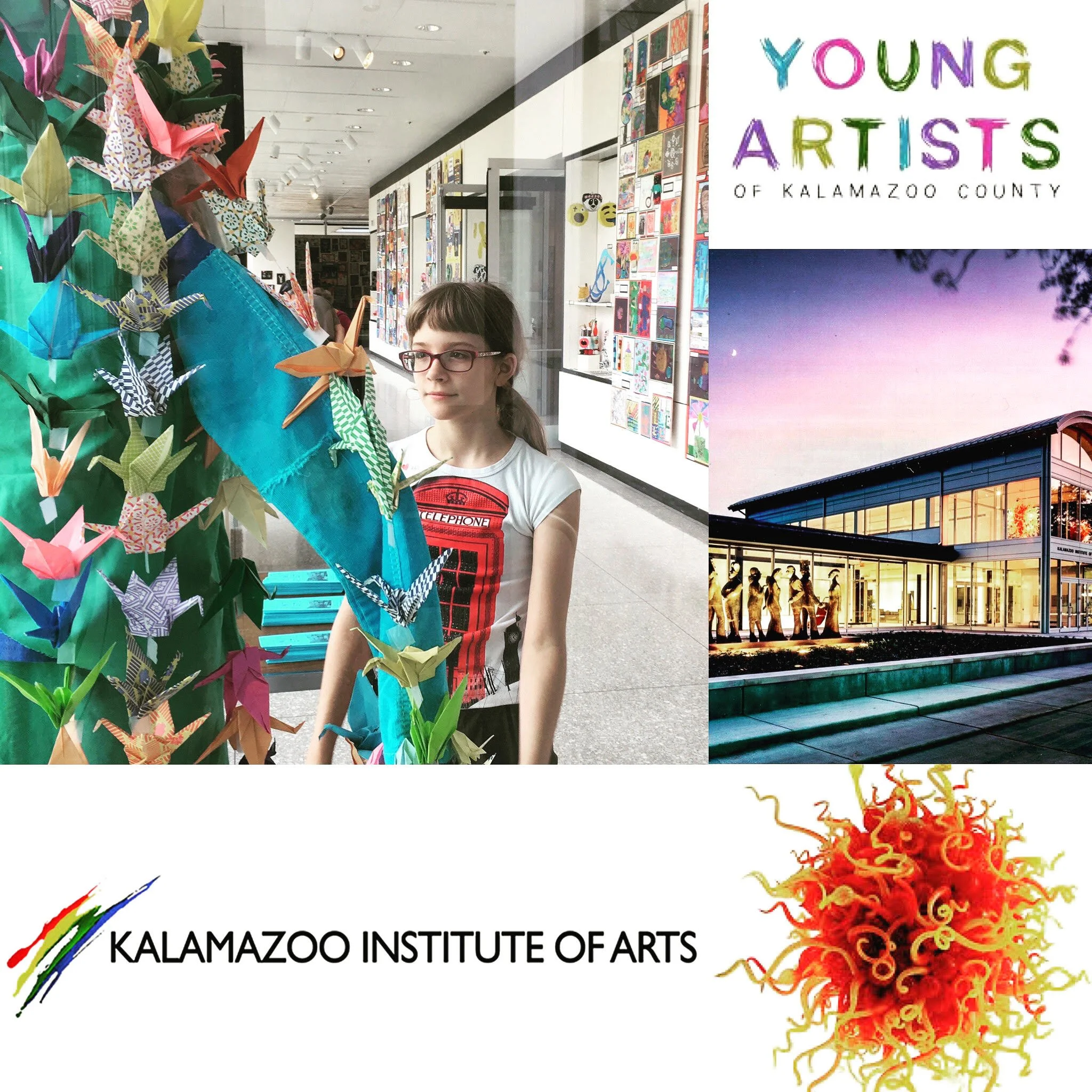 KALAMAZOO INSTITUTE OF ARTS:  Highly influential in Koa's artistic development and inspiration, supporting the KIA, and in particular their work with youth, is a mainstay for the Koa Fund.
