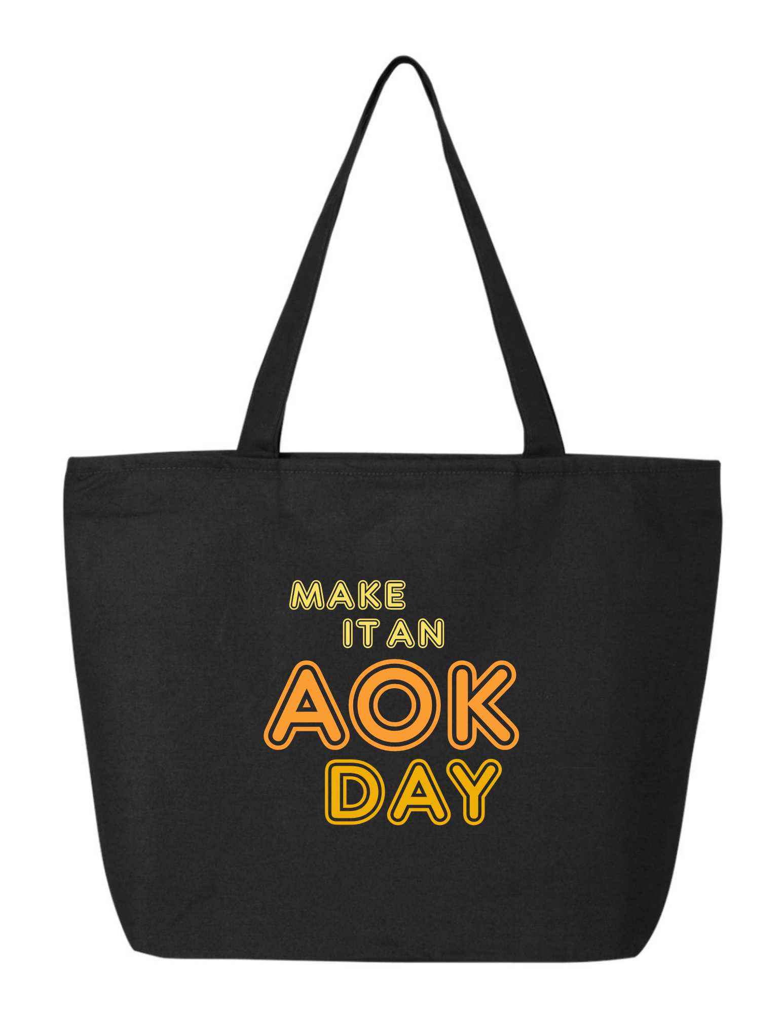 Zipper Tote Bag